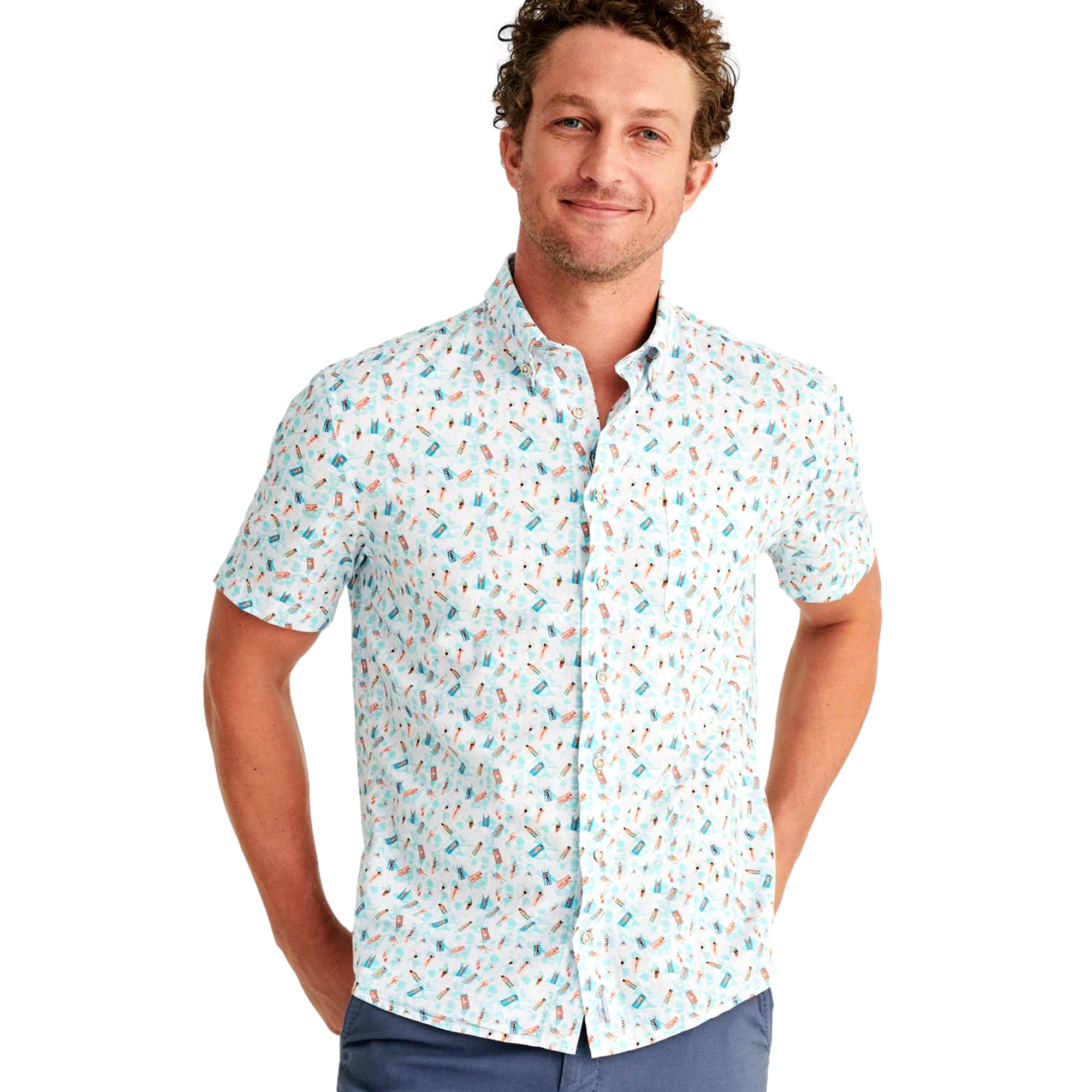Floaty Hangin' Out Button Up Shirt