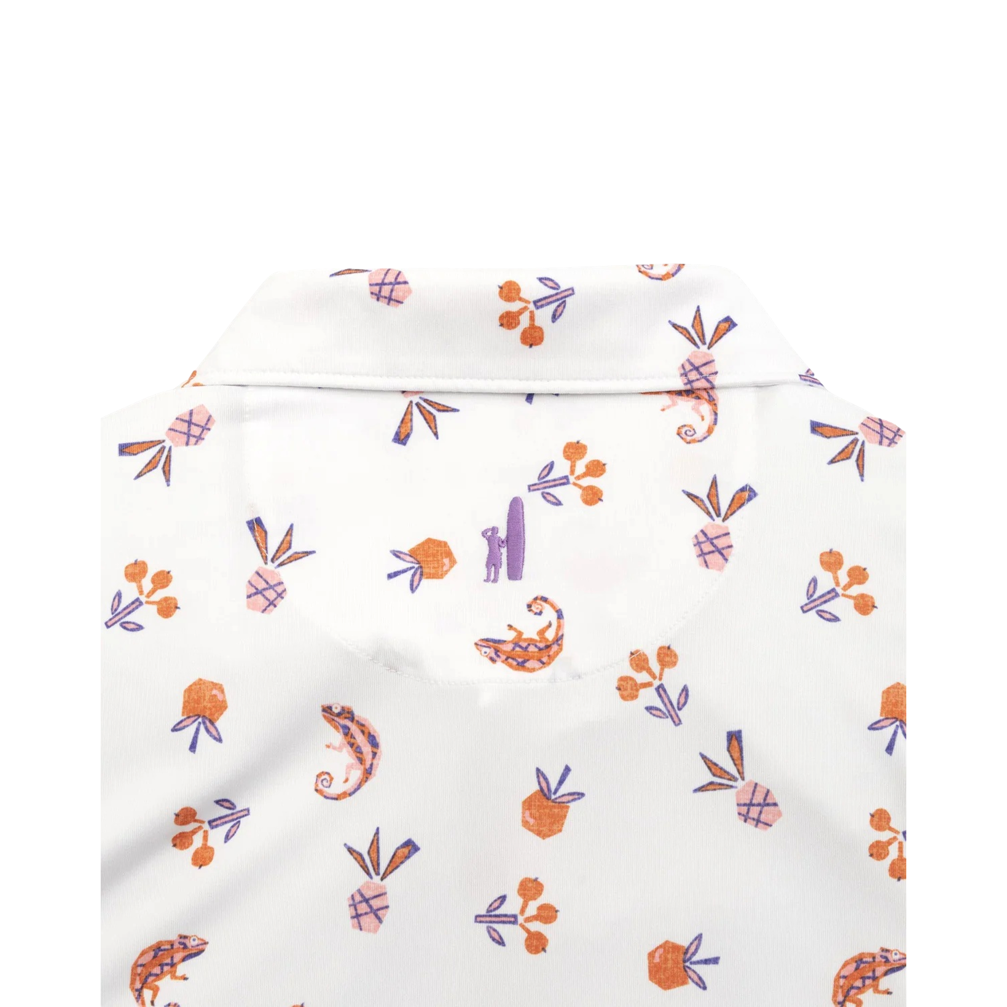 Flynn Printed Men's Short Sleeve Golf Polo Shirt