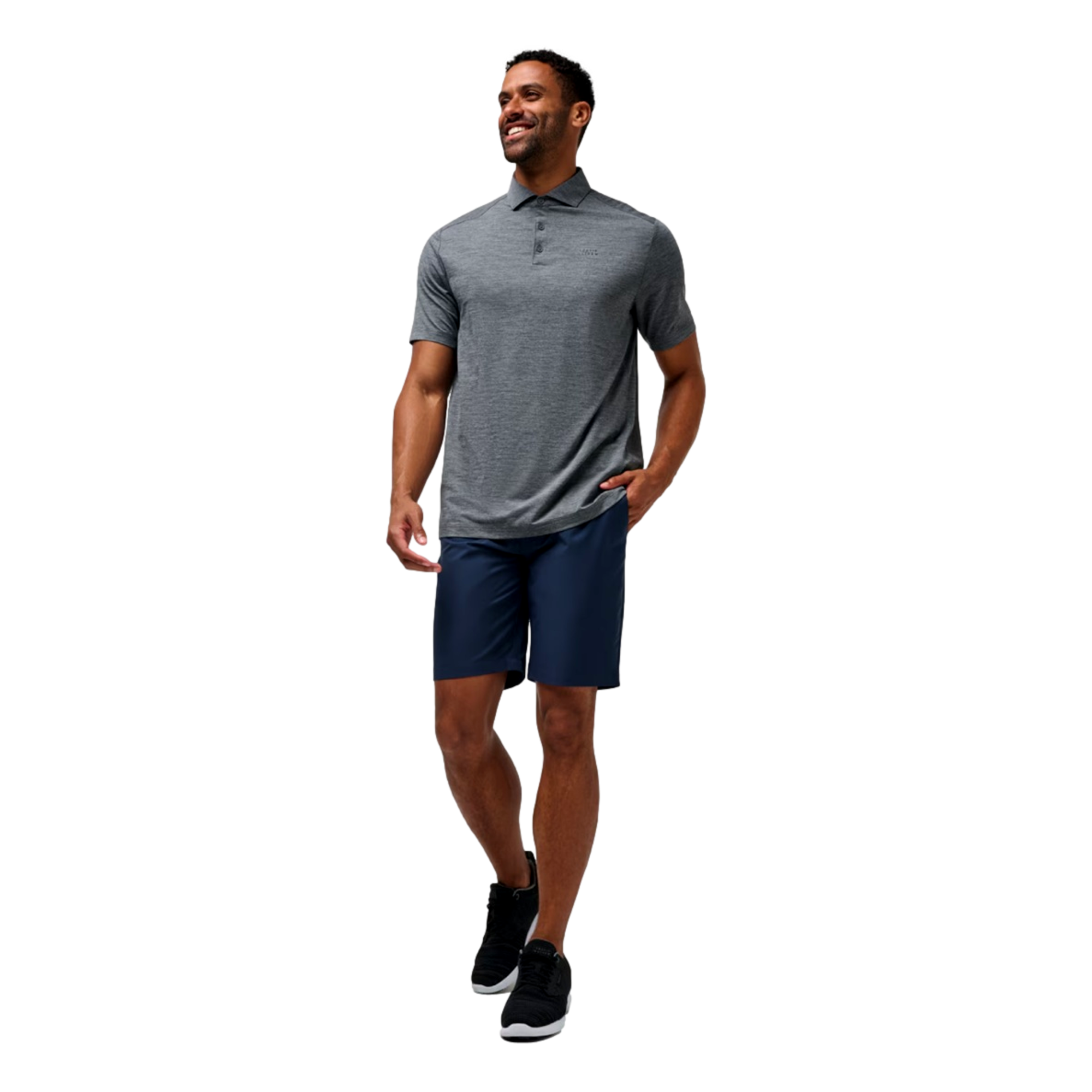 Heater Men's Shorts Sleeve Golf Polo Shirt