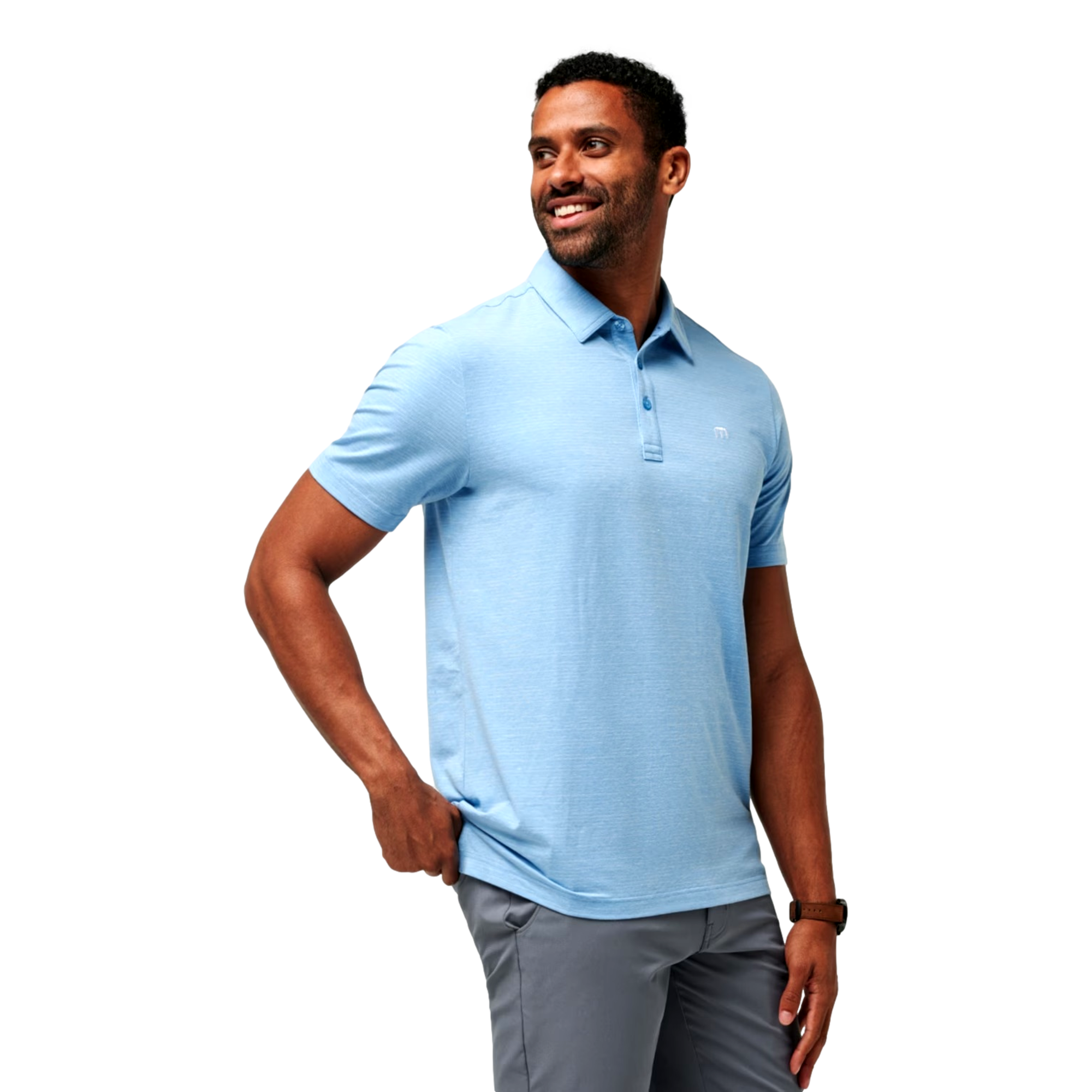 The Heater Men's Short Sleeve Golf Polo Shirt