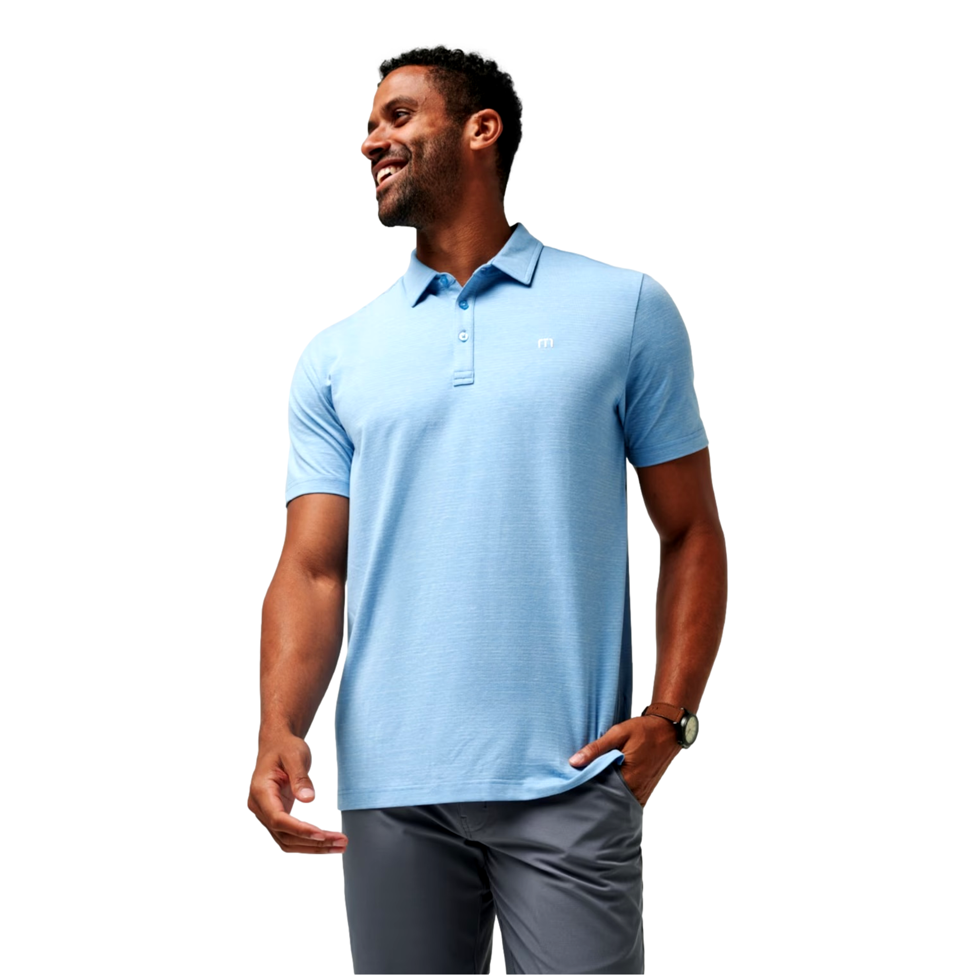 The Heater Men's Short Sleeve Golf Polo Shirt
