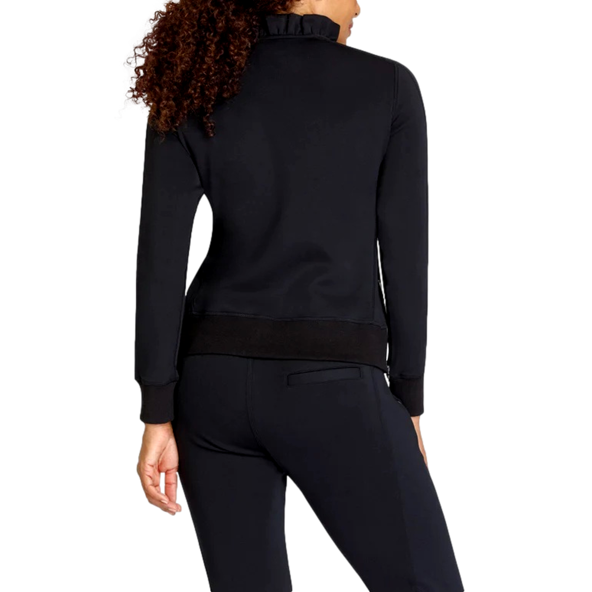 Condoleezza Ruffle Women's Golf Sweater