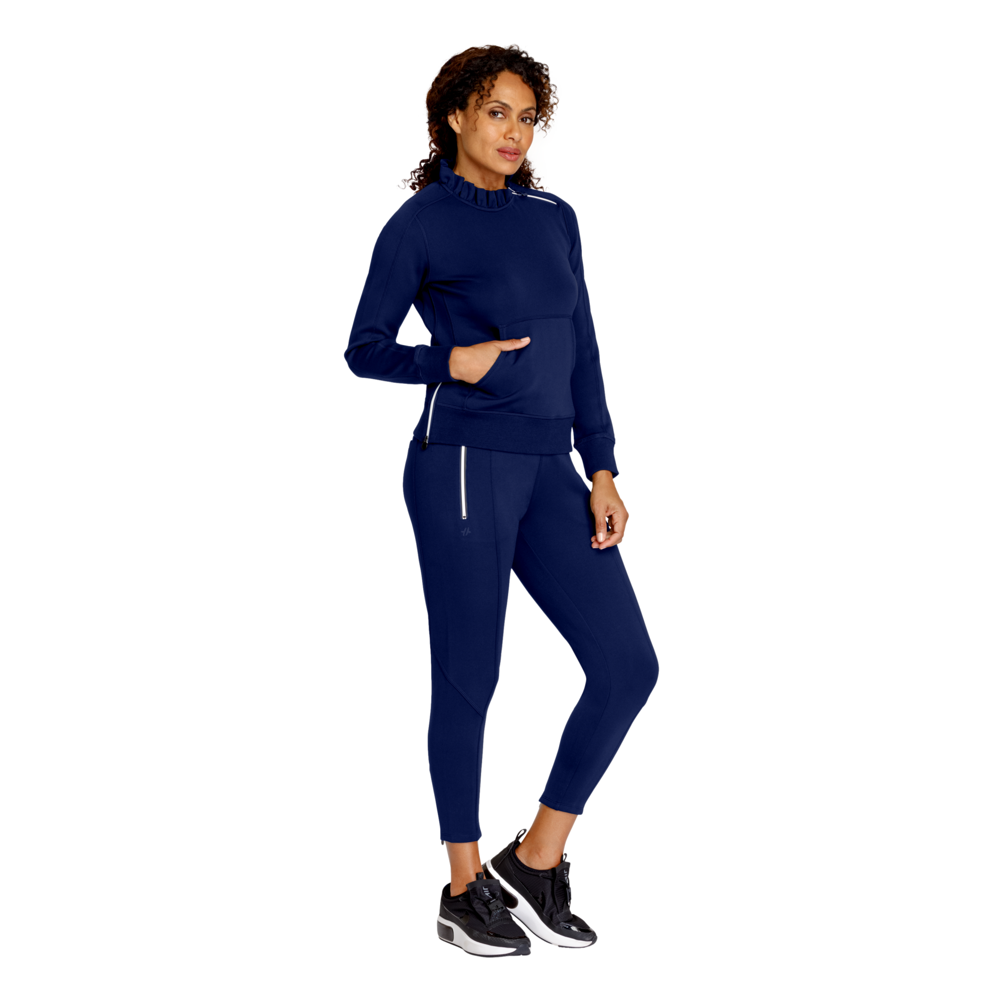 Condoleezza Ruffle Women's Golf Sweater