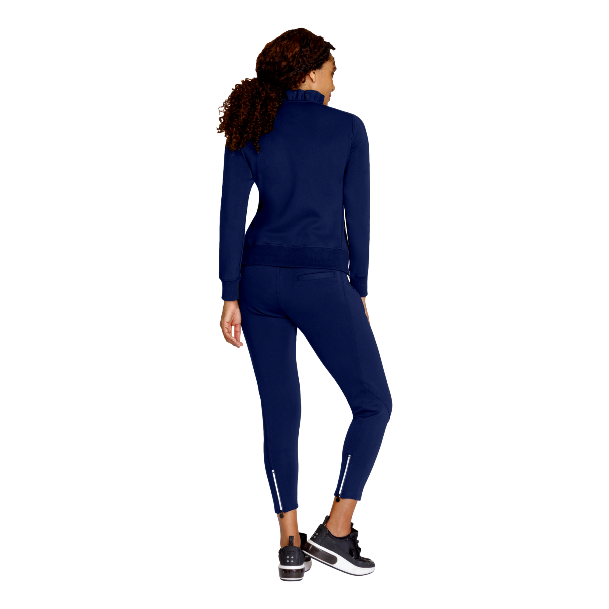 Condoleezza Ruffle Women's Golf Sweater