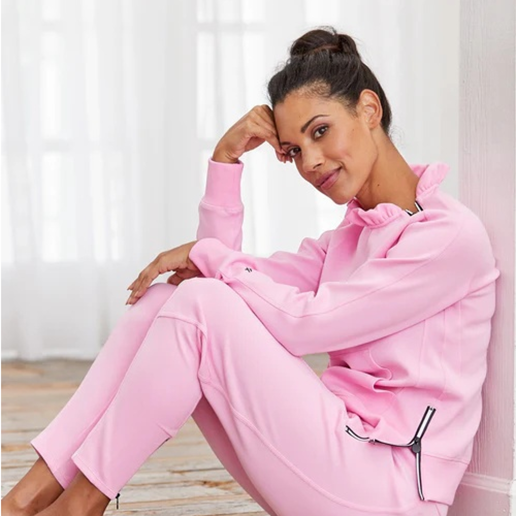 SP24 Core: Condoleezza Ruffle Pullover