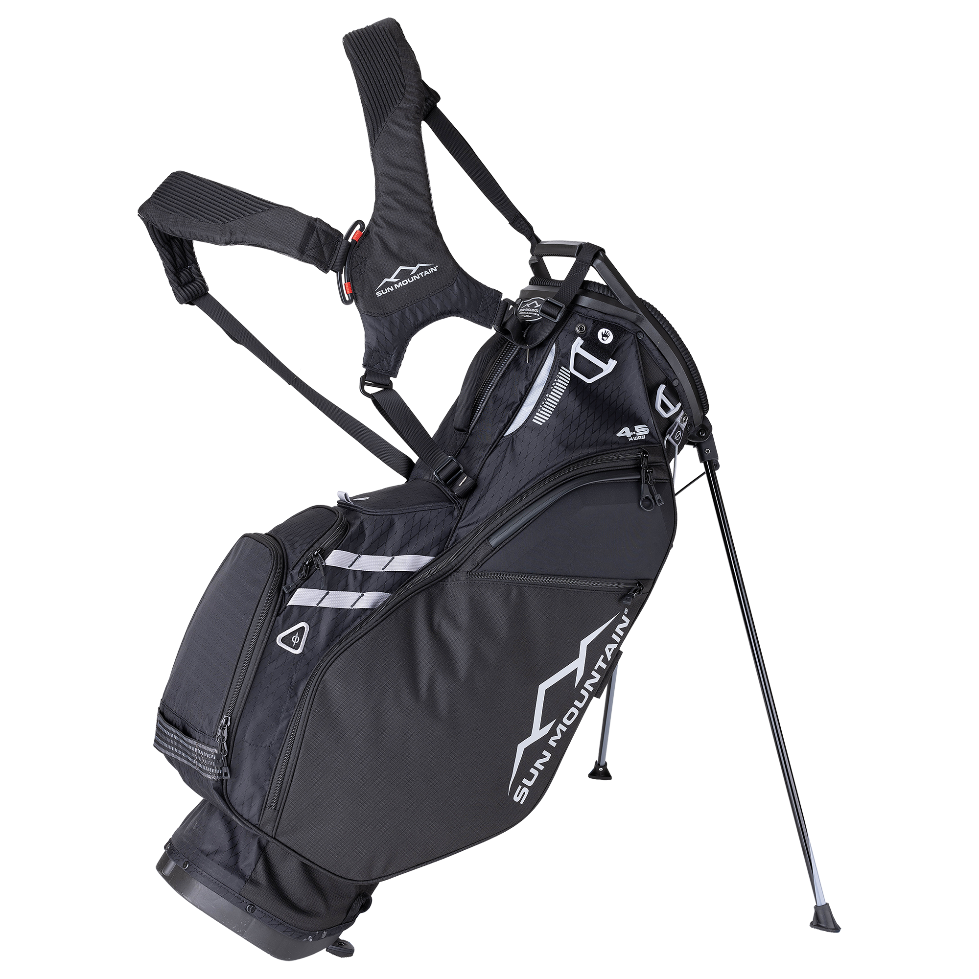 4.5 LS 14-Way 2024 Stand Bag, Black – Sun Mountain Golf