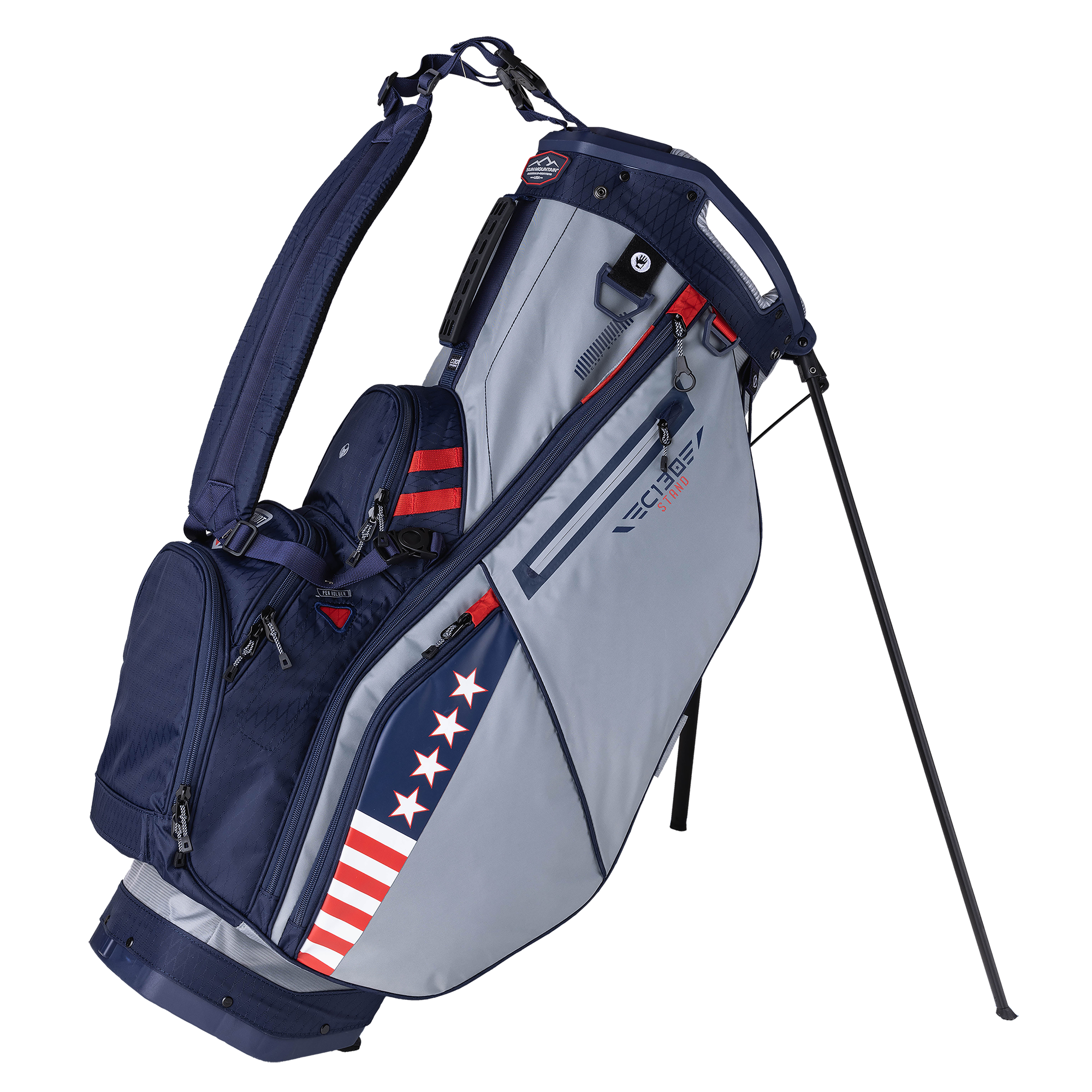 C-130S 2024 Stand Bag, Grey/Navy – Sun Mountain Golf
