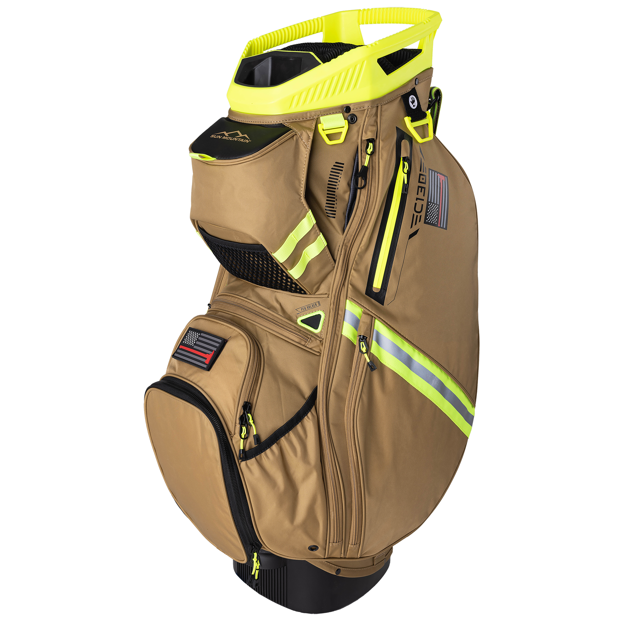 C-130 2024 Cart Bag, Khaki - Sun Mountain Golf
