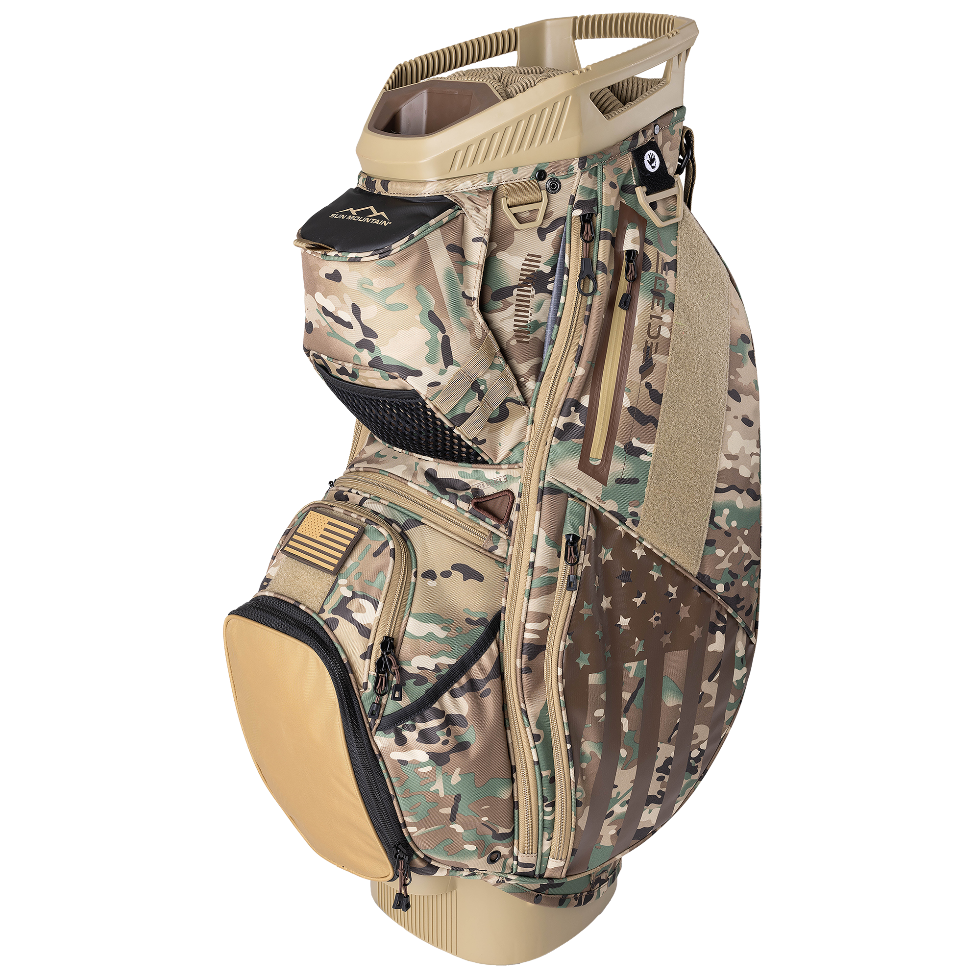 C-130 2024 Cart Bag, Sand Camo - Sun Mountain Golf