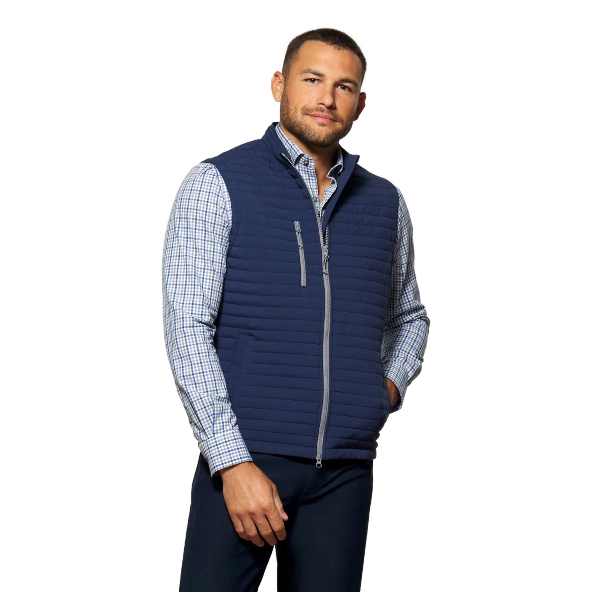 Crosswind Quilted Performance Men's Golf Vest