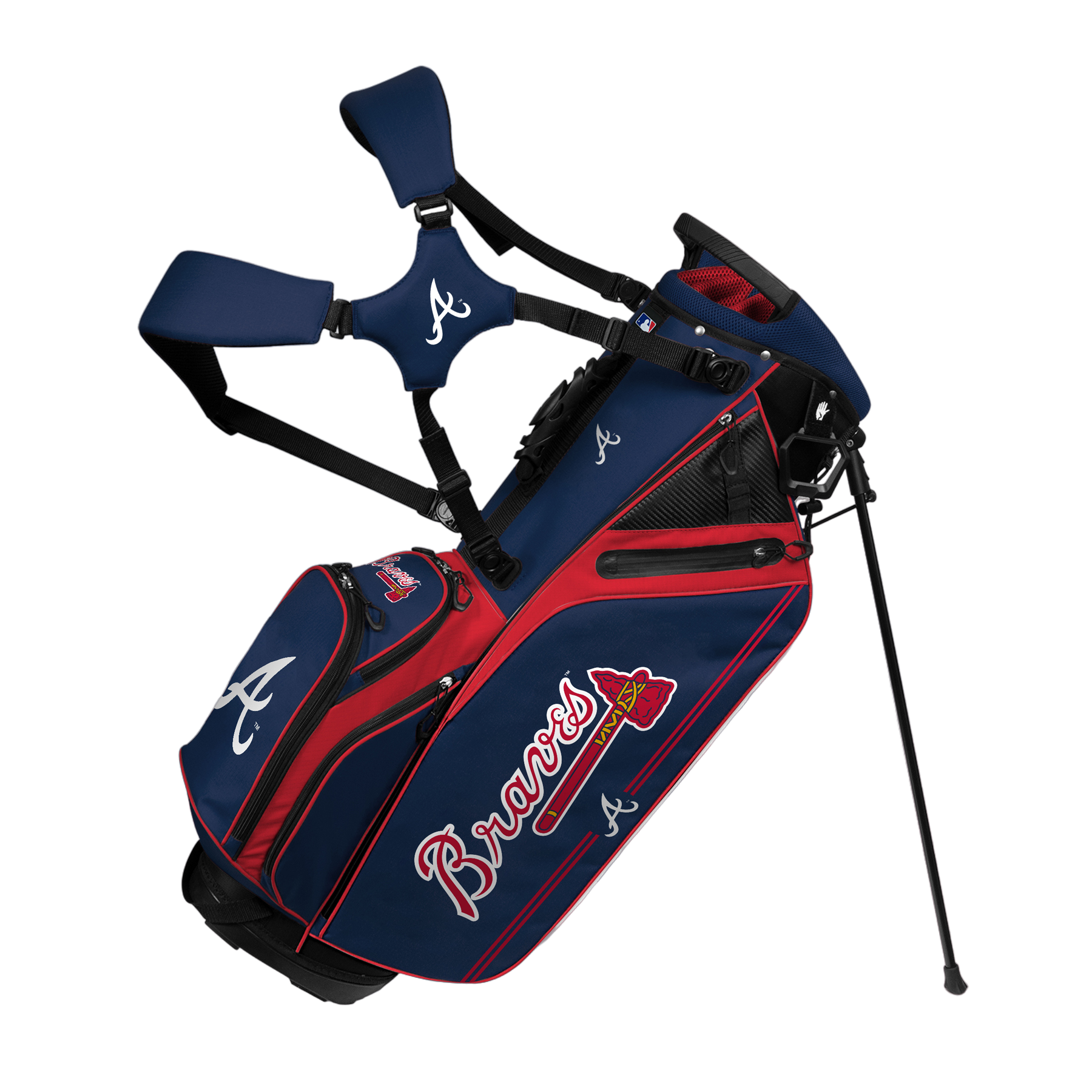 Team Effort Atlanta Braves Caddie Carry Hybrid Bag | PGA TOUR
