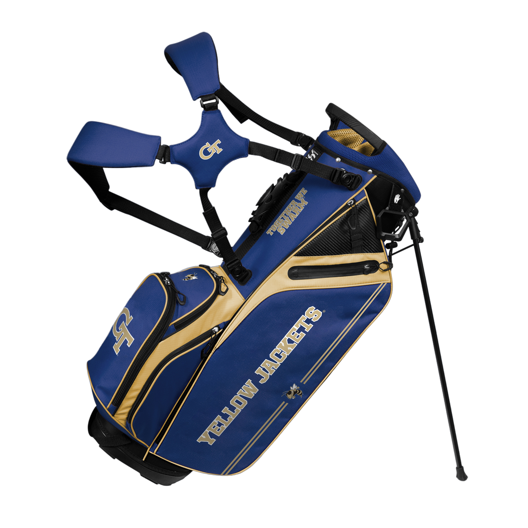 Georgia Tech Yellow Jackets Caddie Carry Hybrid Bag