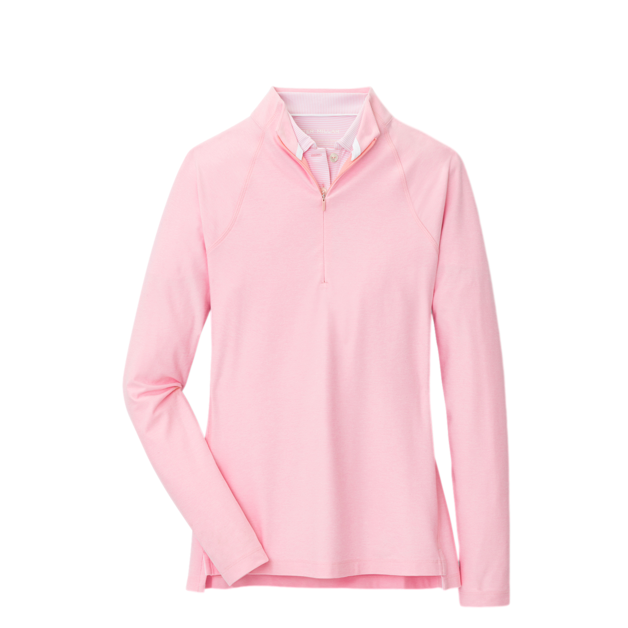 Women's M&eacute;lange Raglan-Sleeve Perth Quarter Zip Pull Over