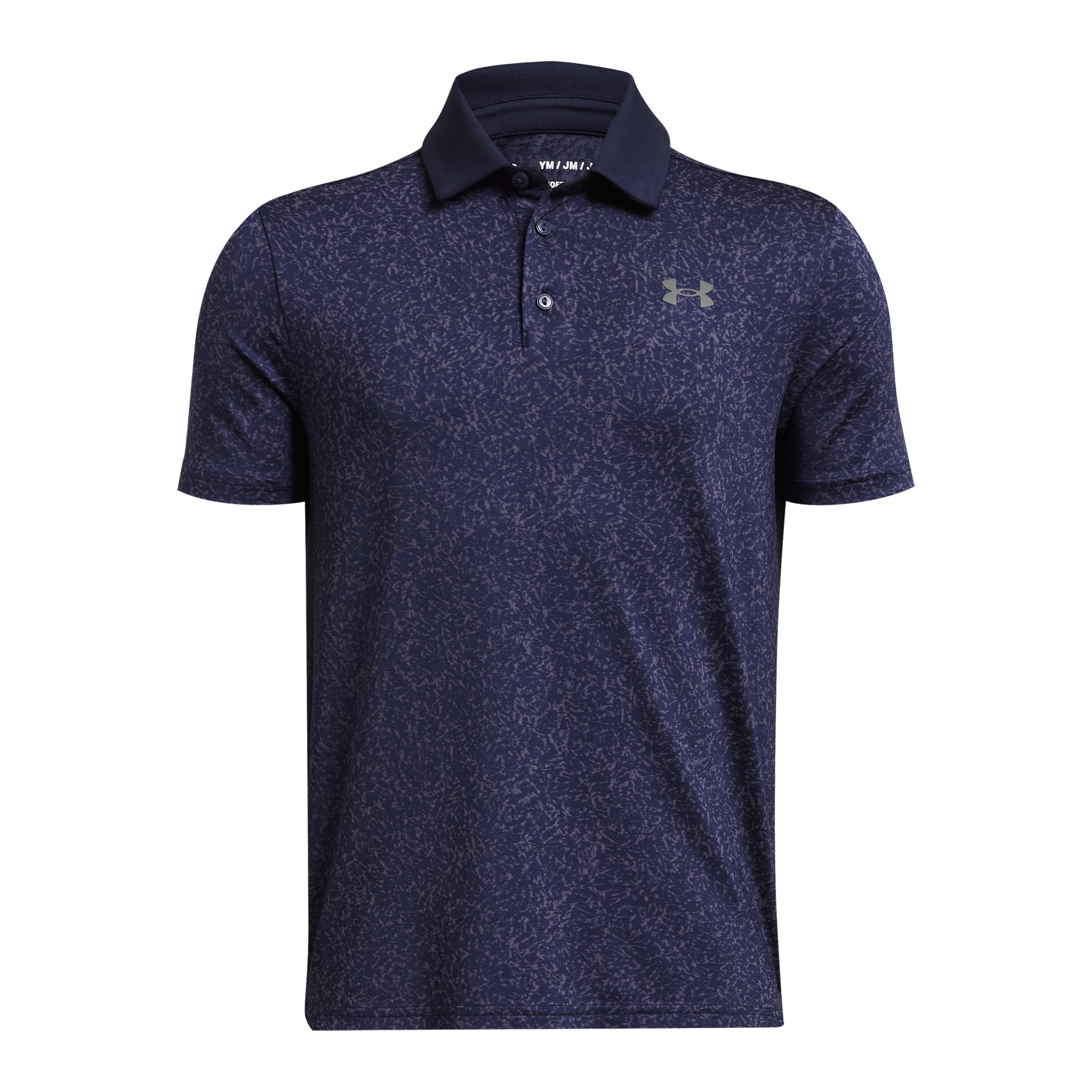 Under Armour Boys' UA Playoff Jacquard Polo, Navy
