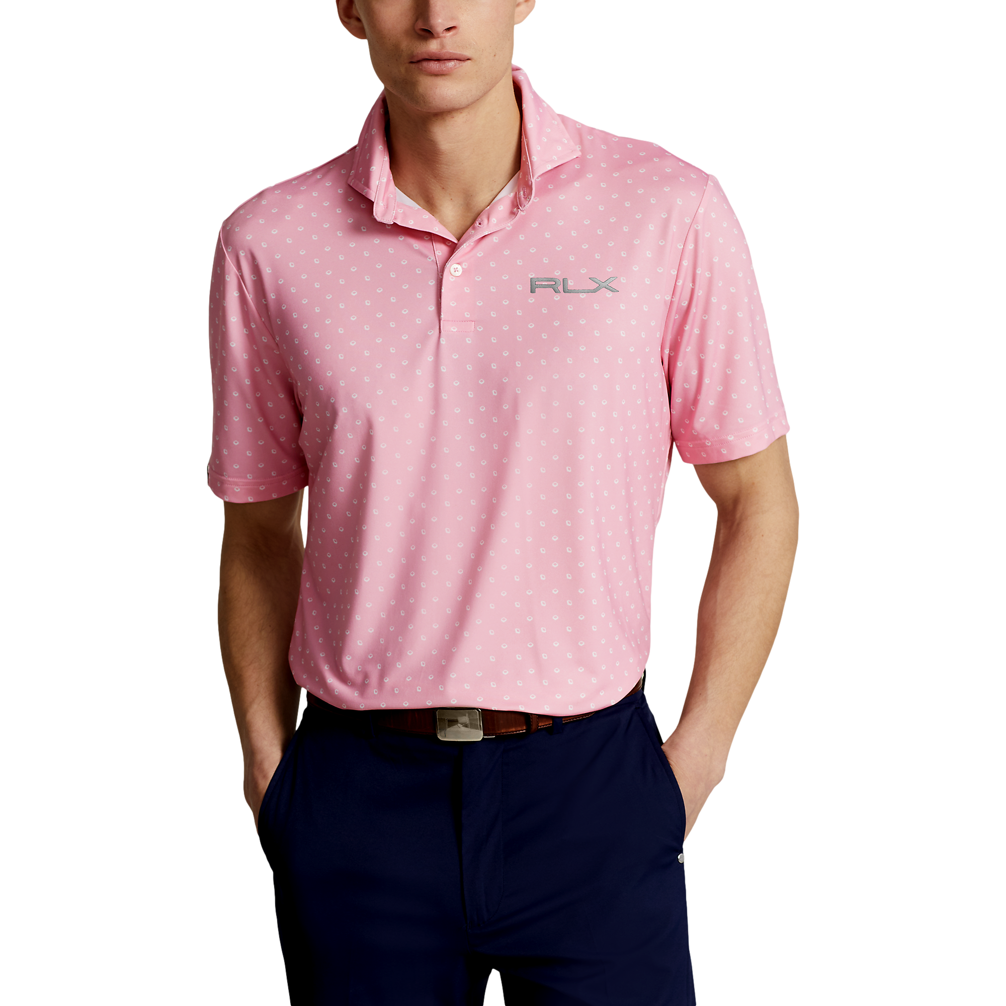 （新品未使用） POLO RALPH LAUREN RLX ゴルフ シャツ RLX Golf Airflow Lightweight Printed Short Sleeve Polo Shirt | PGA