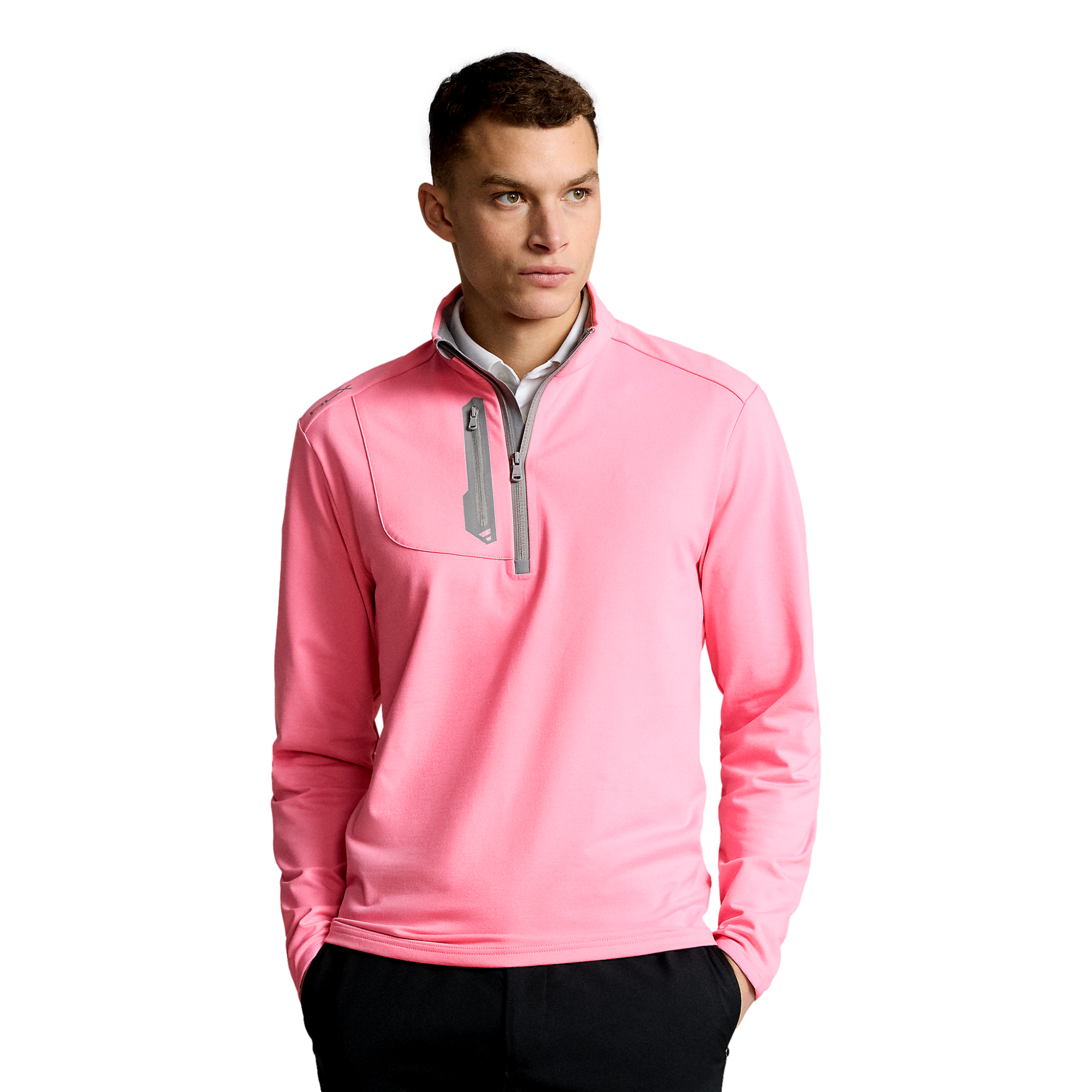 Classic Fit Luxury Jersey Quarter Zip Pullover