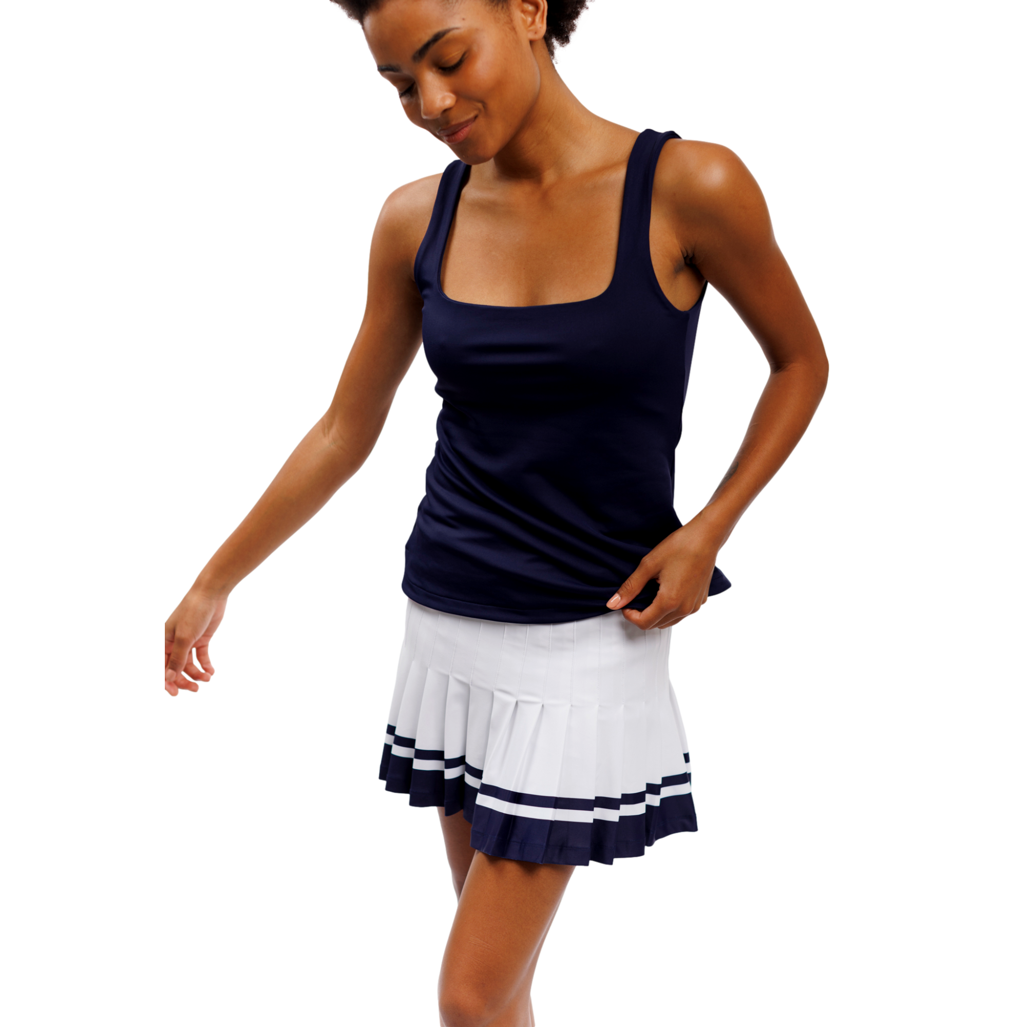 Gwen 15" Pleated Skort