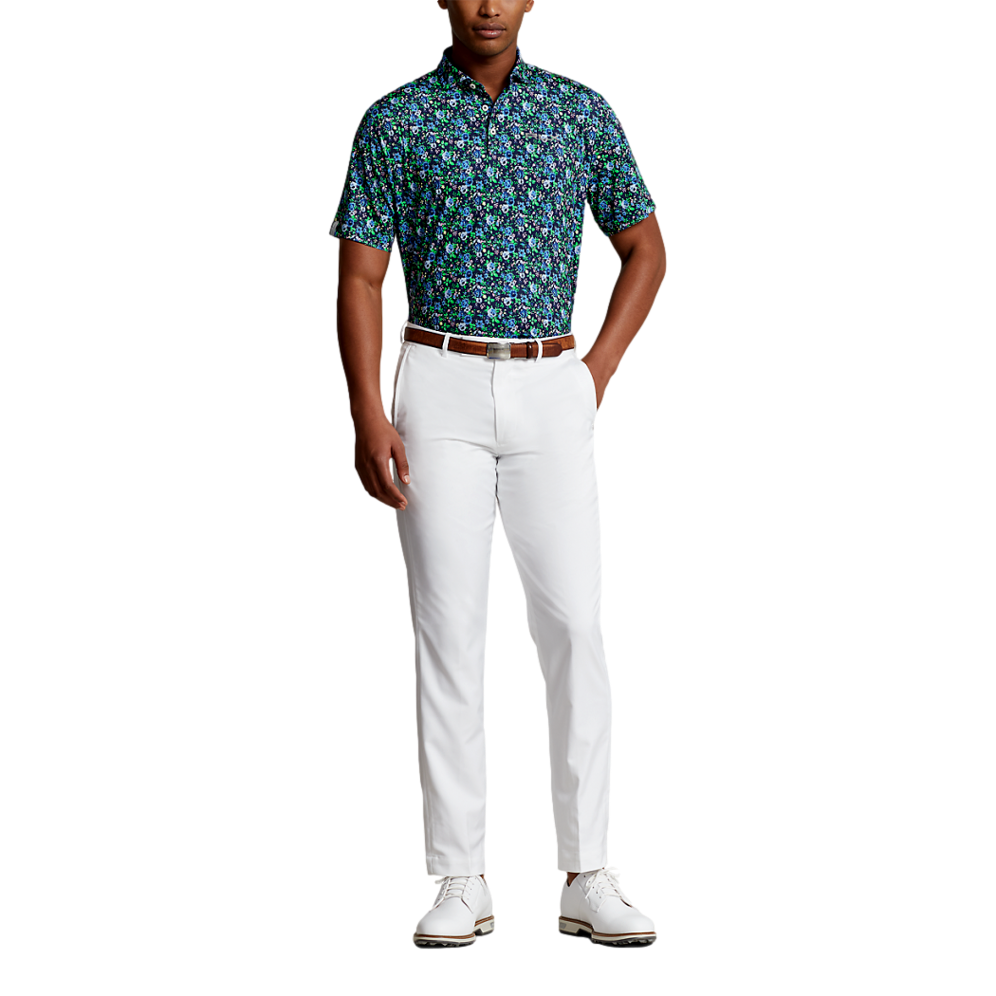 Classic Fit Performance Men's Short Sleeve Golf Polo Shirt