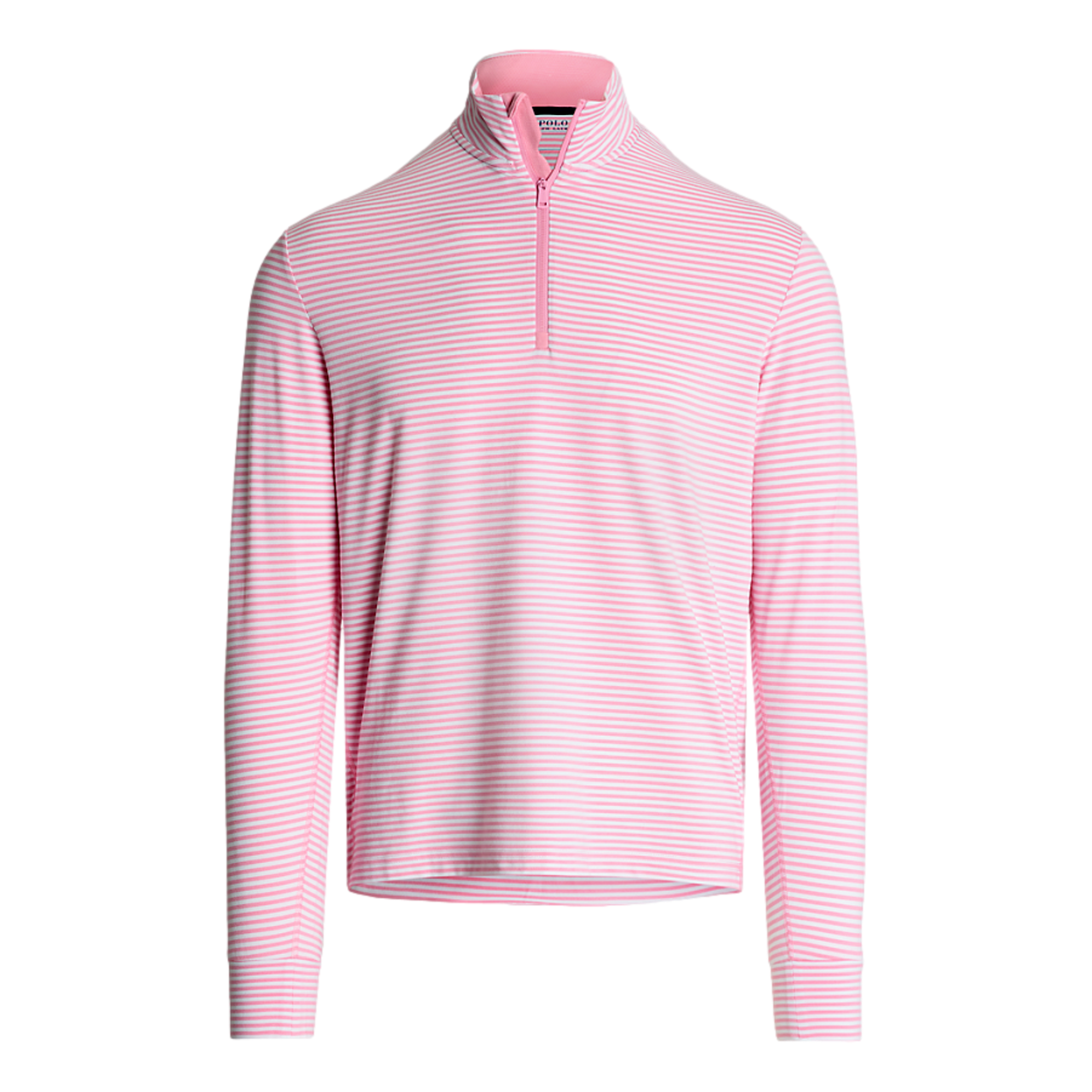 Striped Jersey Men's Golf Quarter Zip