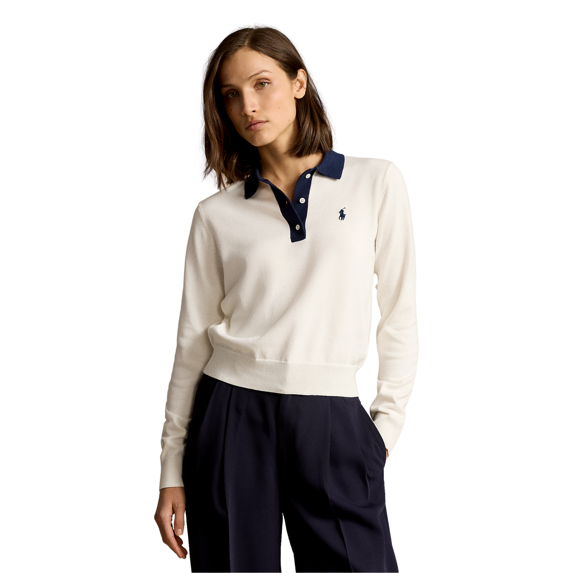 RLX Golf Performance Polo-Collar Cotton Polo Sweater | PGA TOUR