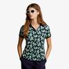 Floral Airflow Short Sleeve Polo Shirt