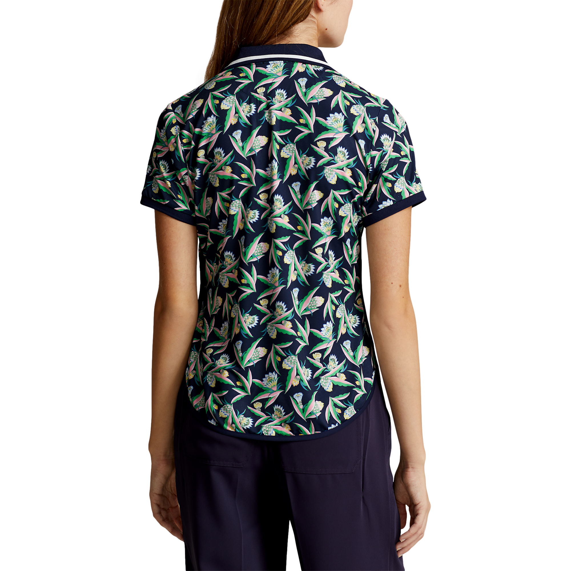 RLX Golf Floral Airflow Short Sleeve Polo Shirt | PGA TOUR Superstore