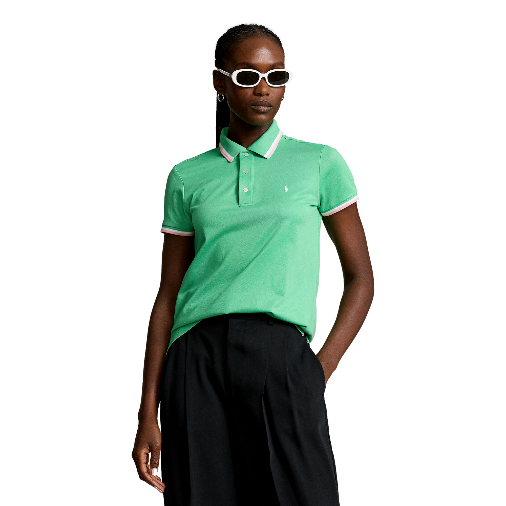 Val Tour Pique Polo Women's Short Sleeve Golf Polo Shirt