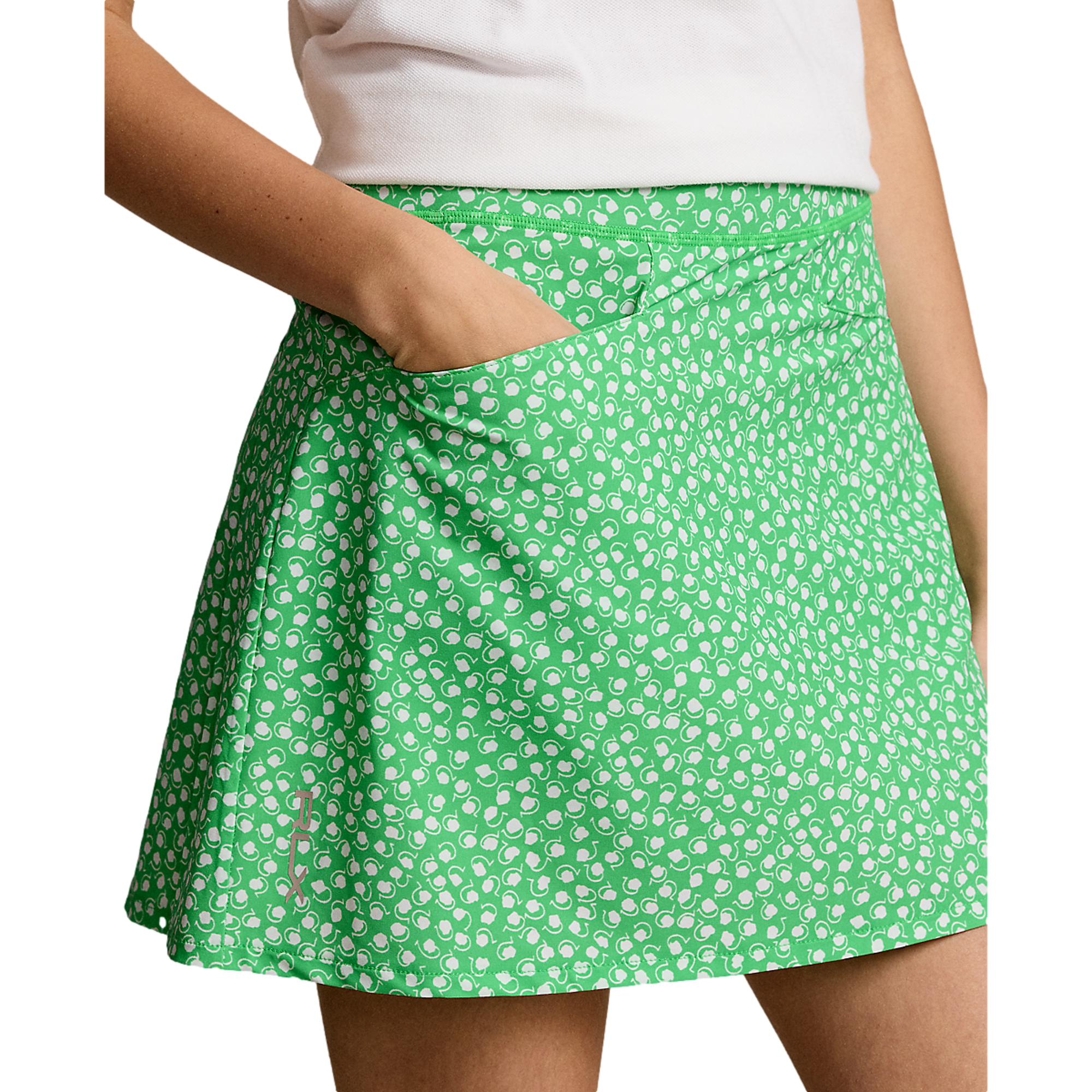 Aim Performance Floral Pleated Women's 15" Golf Skort