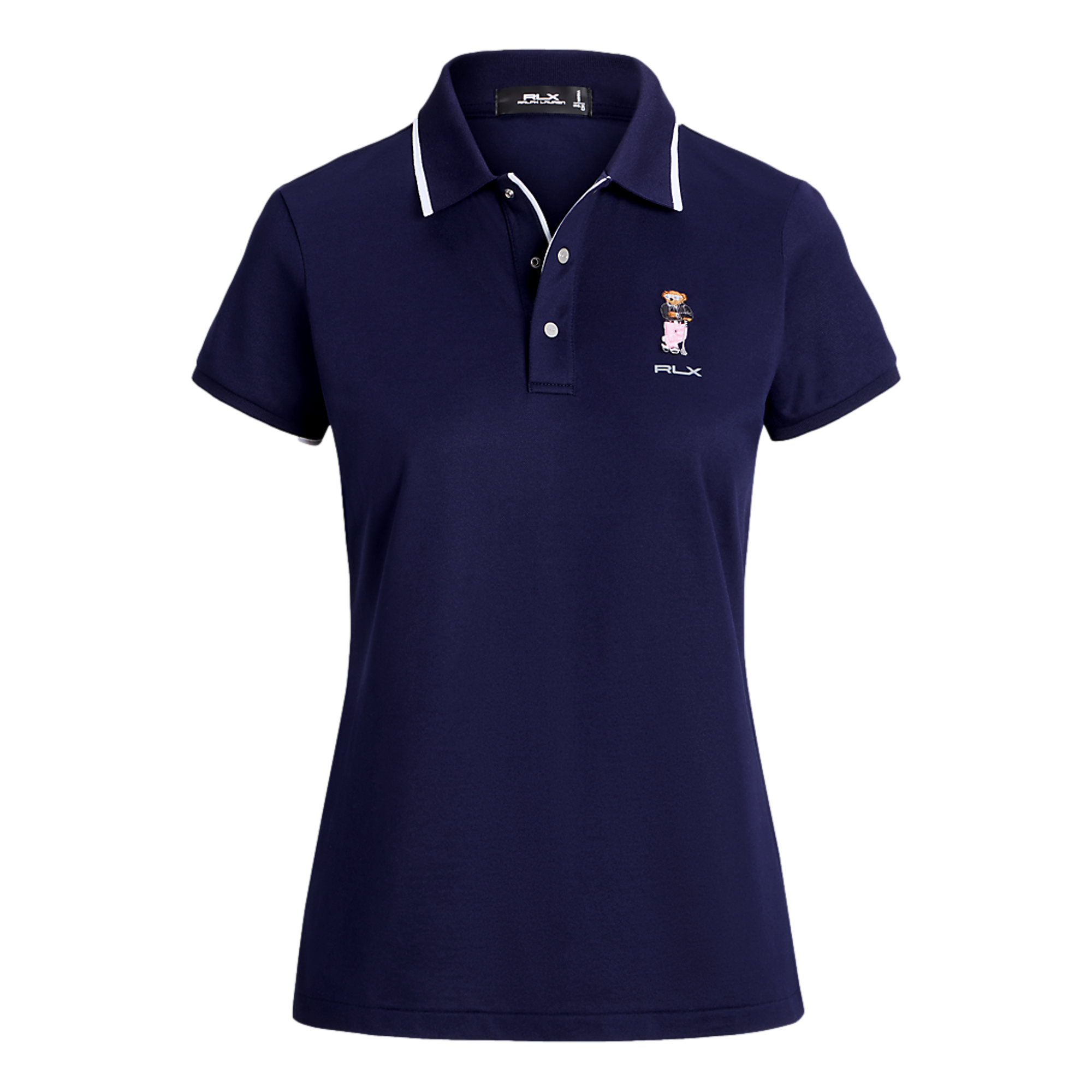 RLX Golf Tour Pique Novelty Bear Short Sleeve Polo Shirt | PGA