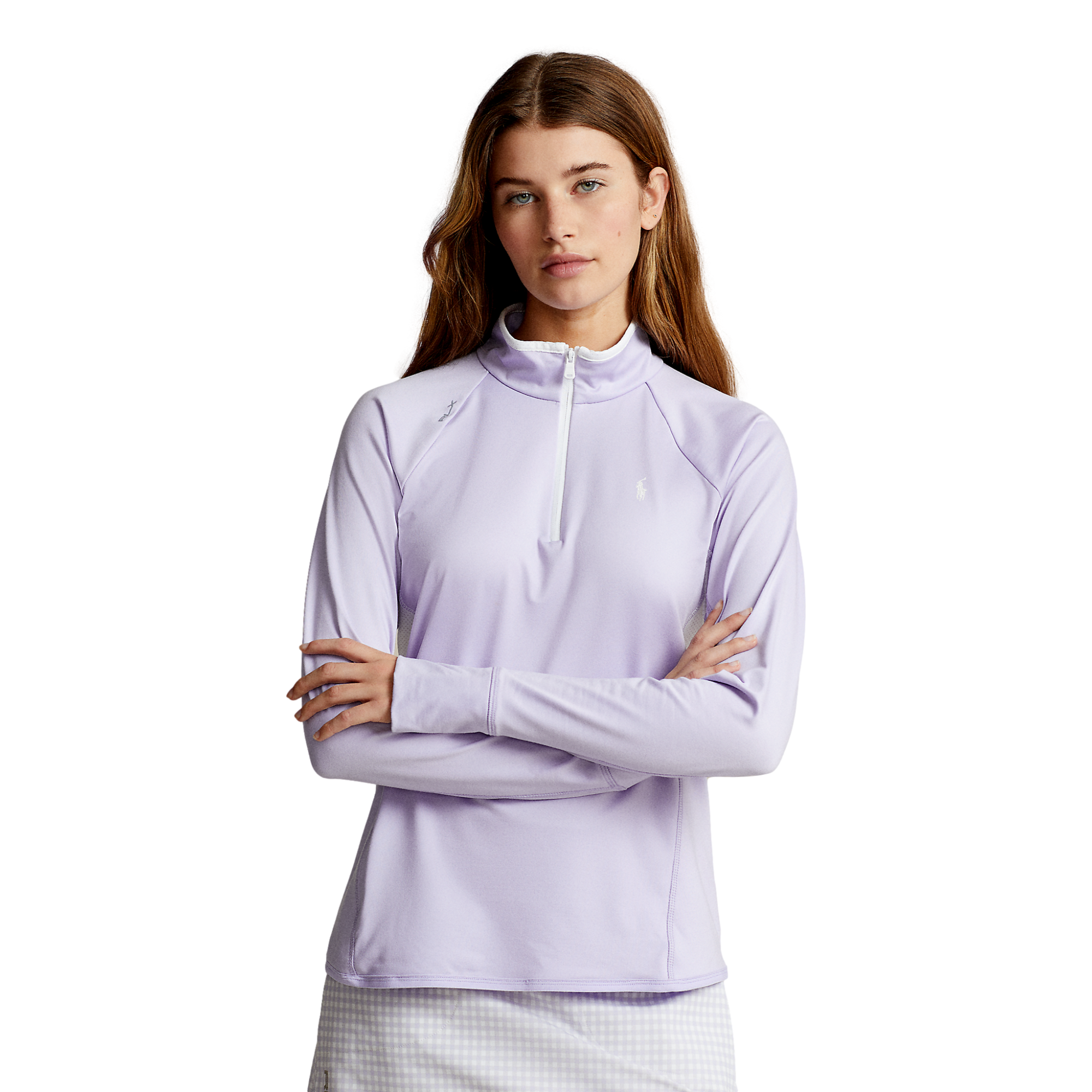 RLX Golf Performance Jersey Knit Hybrid Quarter-Zip Pullover