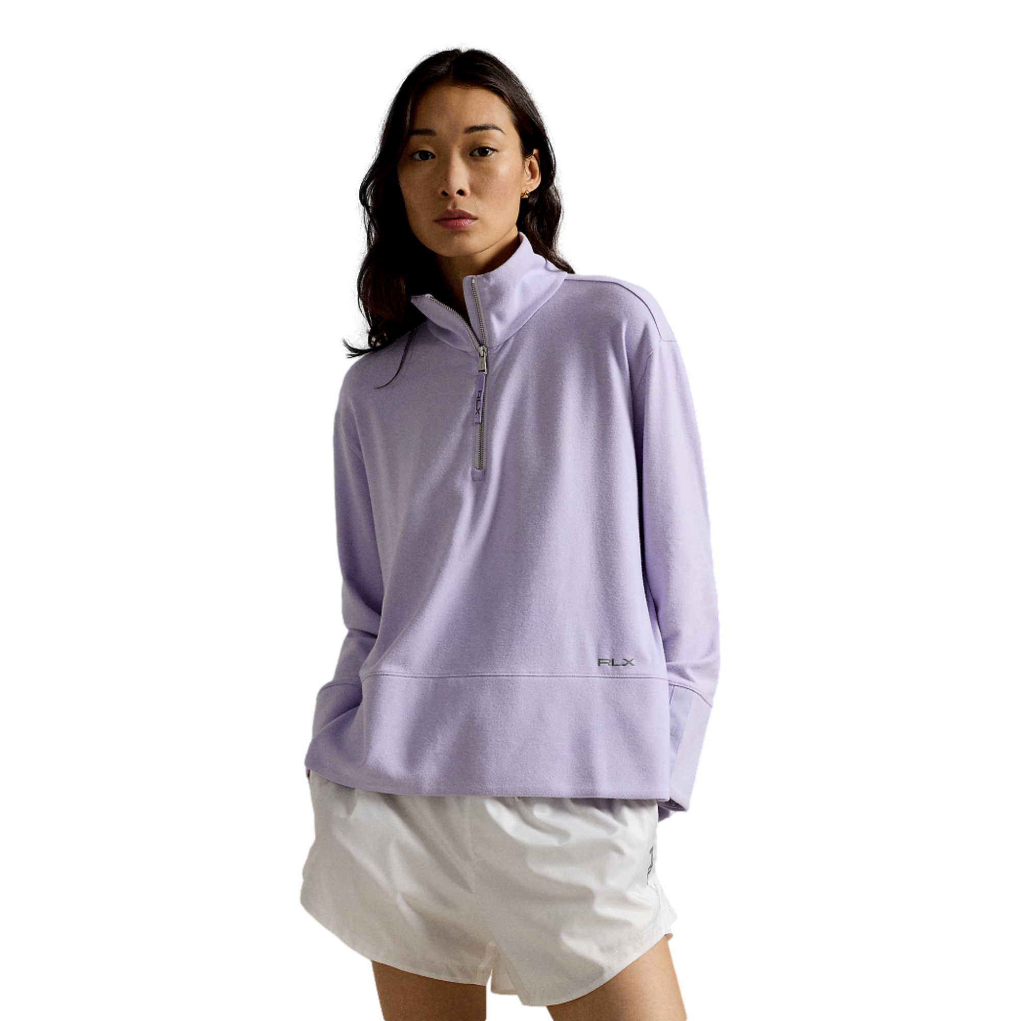 Cloud Fleece Funnel Neck Quarter Zip