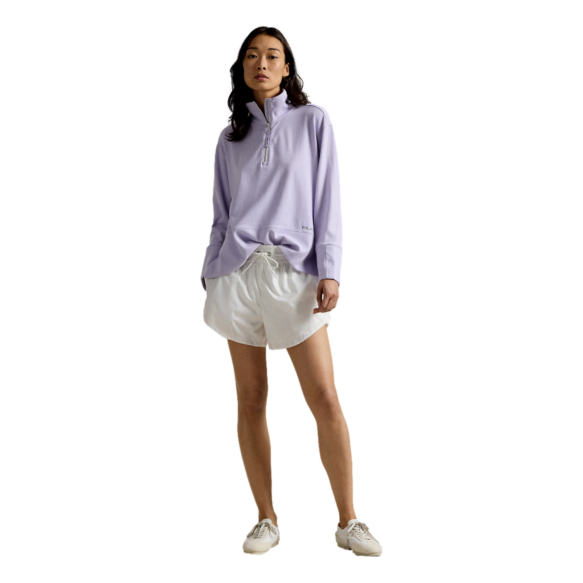 Cloud Fleece Funnel Neck Quarter Zip