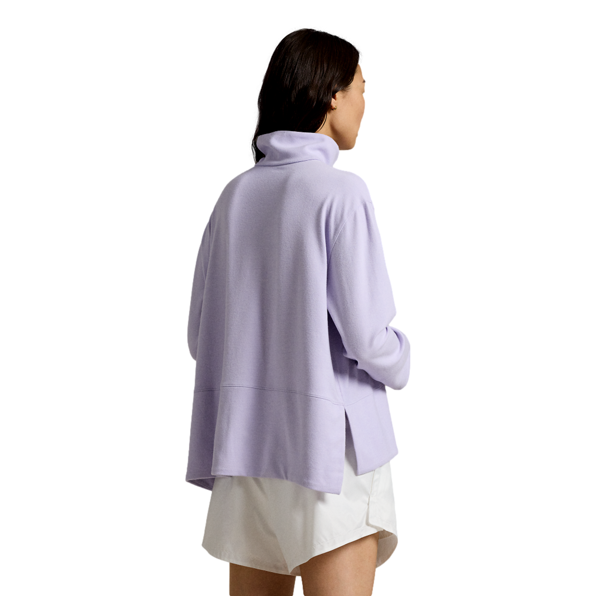 Cloud Fleece Funnel Neck Quarter Zip