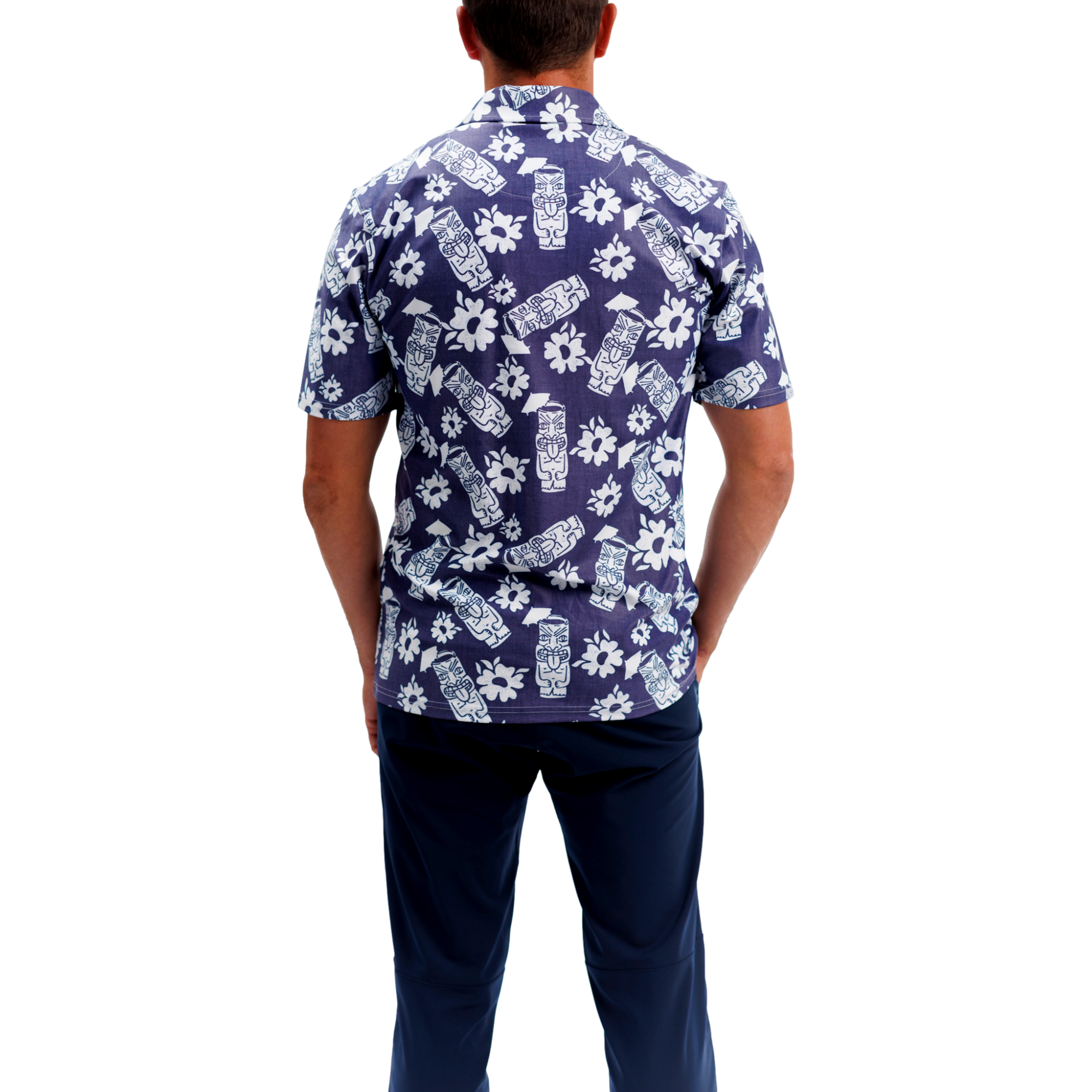 Tiki Tourch Men's Short Sleeve Golf Polo Shirt