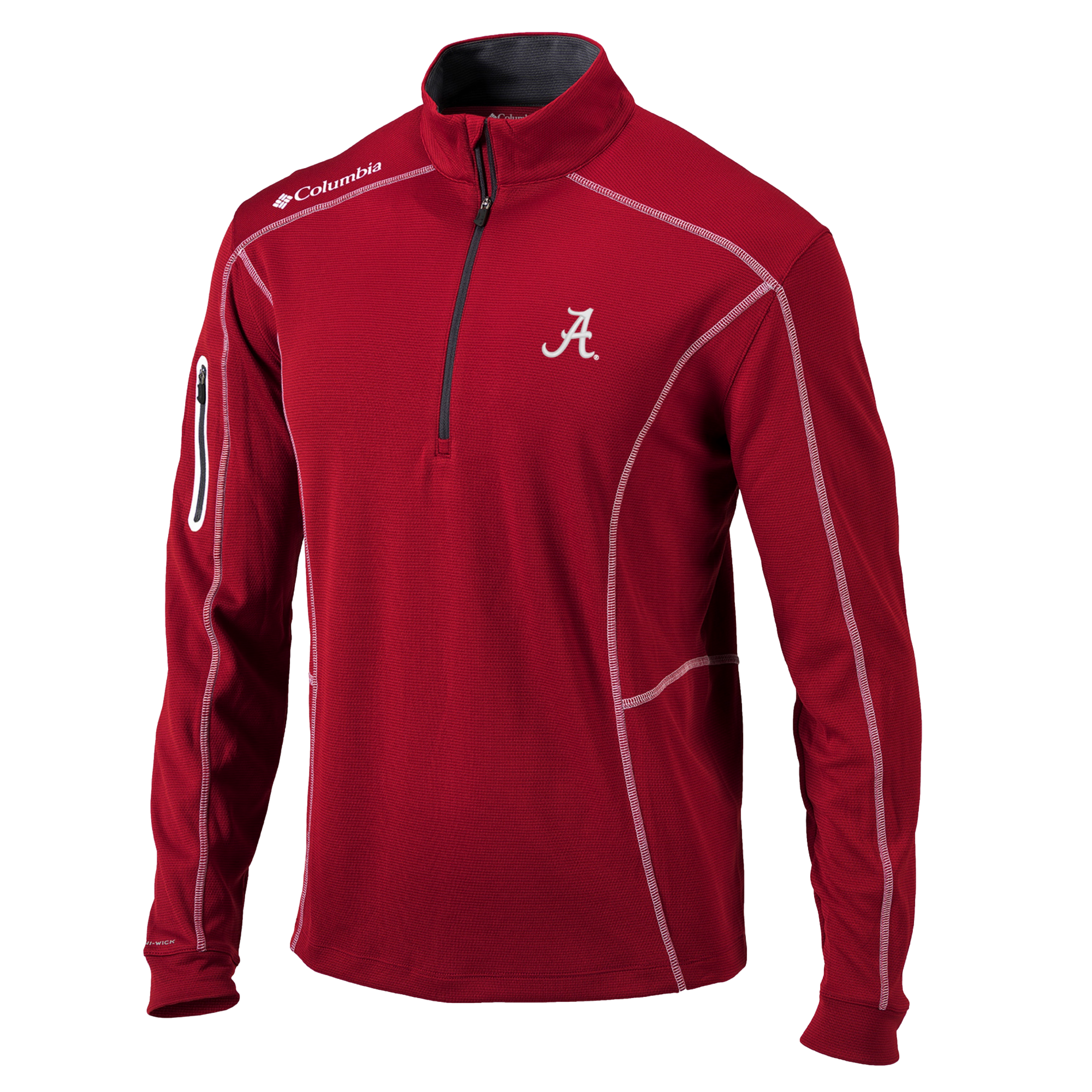 Columbia Alabama Crimson Tide Shotgun Quarter-Zip Pullover PGA