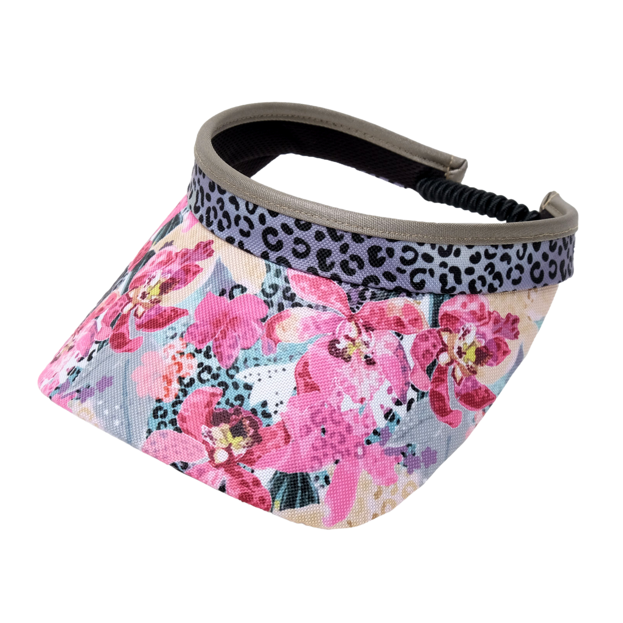 Orchid Cheetah Women's Visor