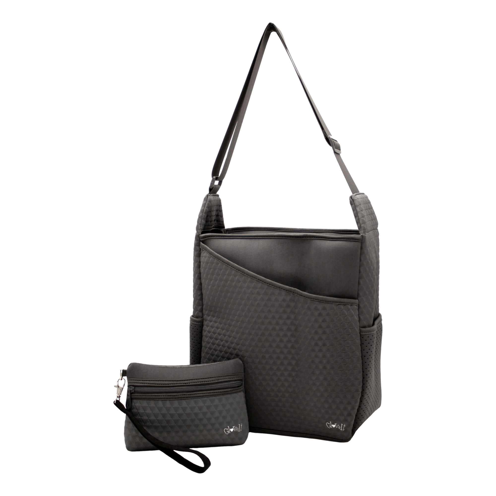 Slate Neo Tote & Wristlet Bag