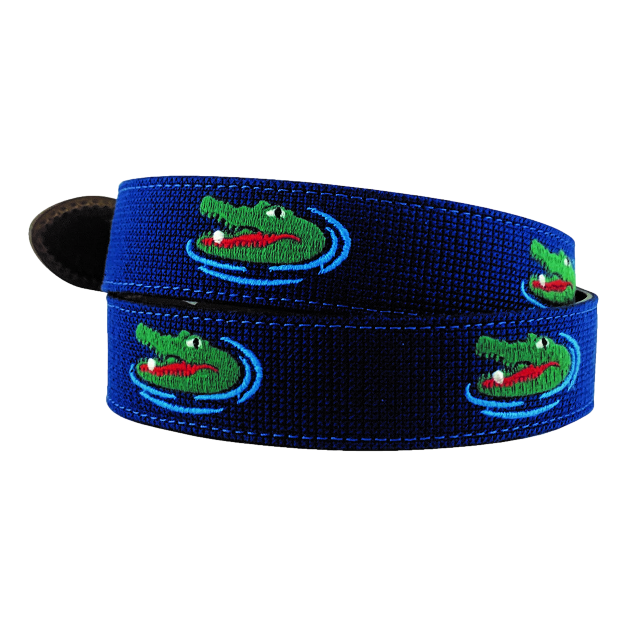Gator With Ball In Mouth Needlepoint