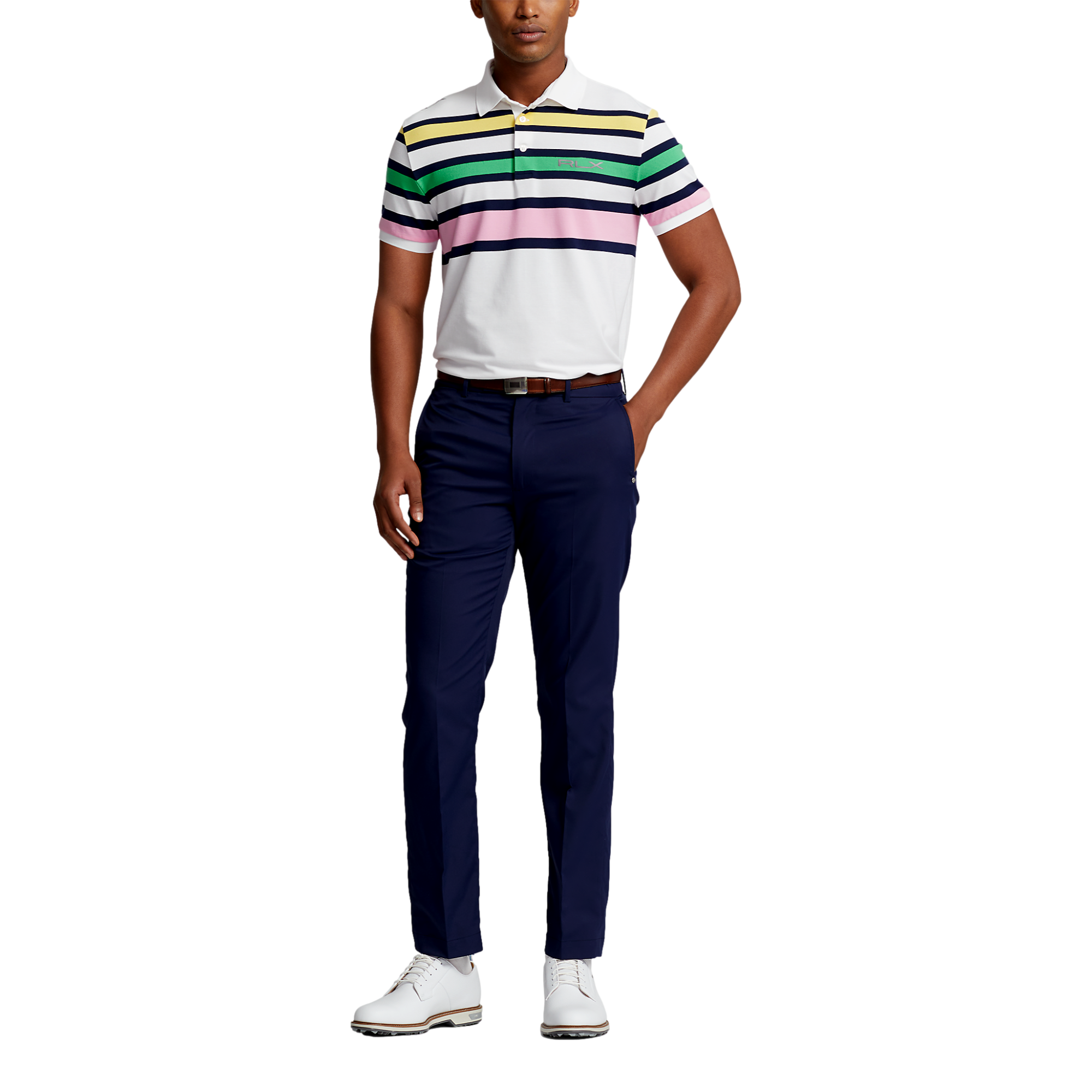 Custom Slim Fit Performance Men's Short Sleeve Golf Polo Shirt