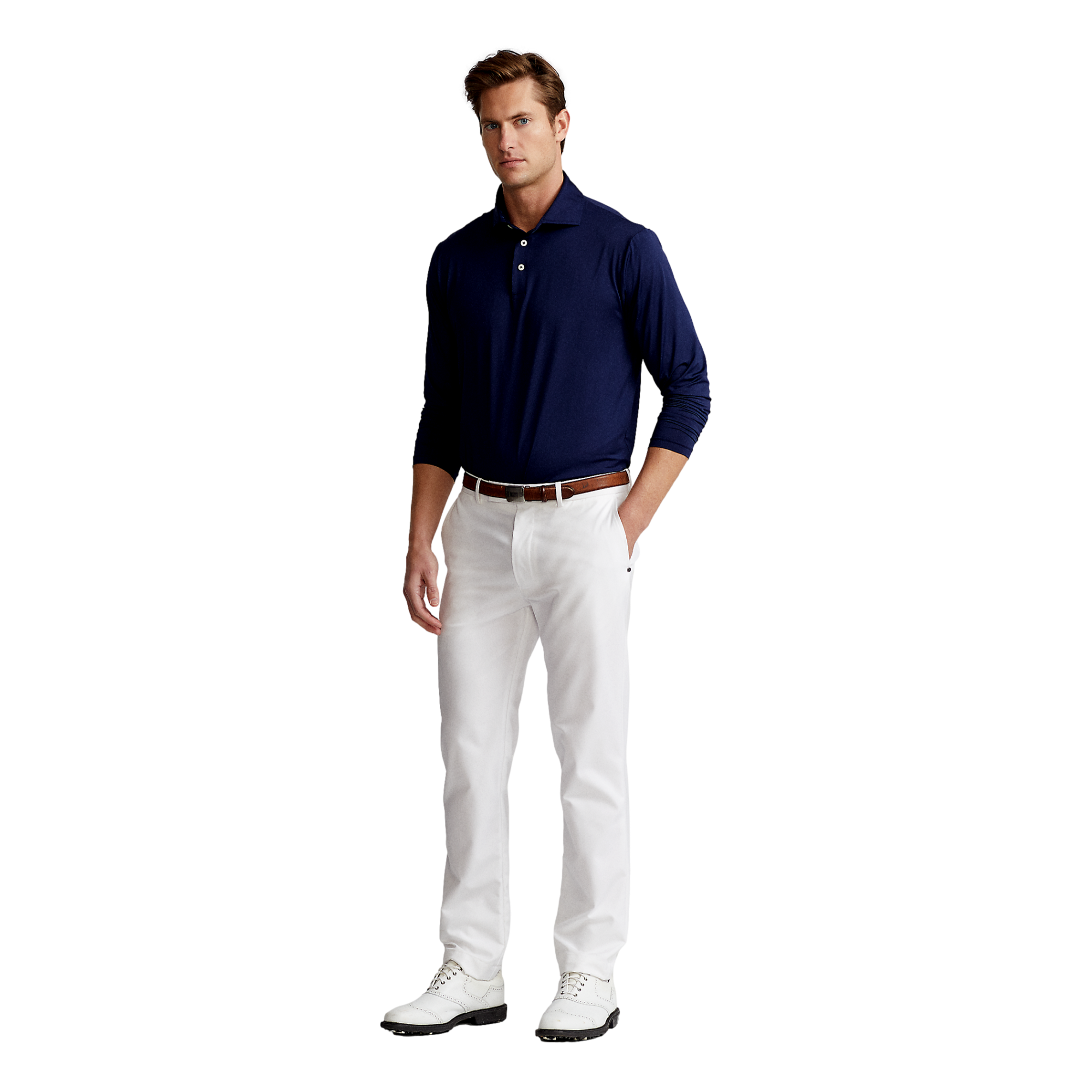 RLX Golf Featherweight Long Sleeve Polo