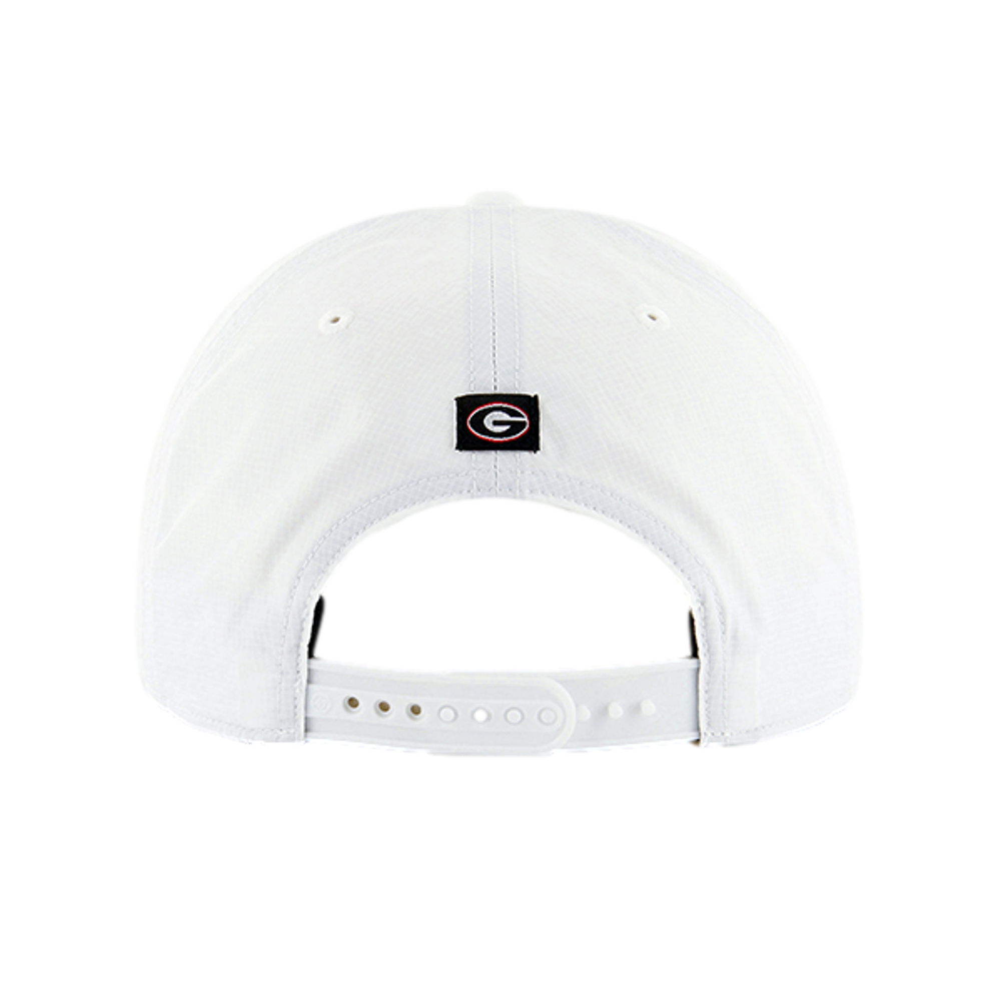 Men's Georgia Bulldogs White Downburst Hitch Rope Adjustable Hat
