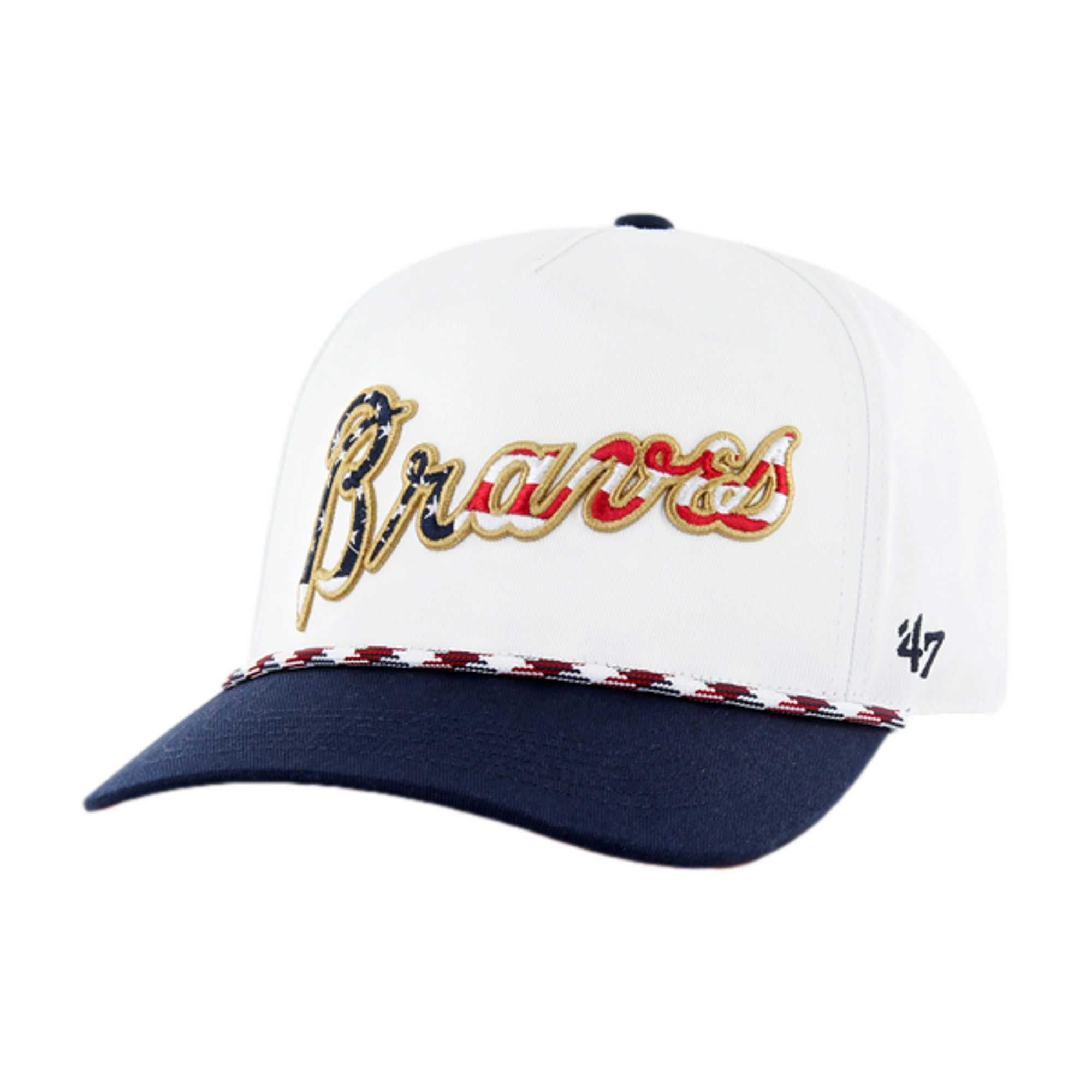 Atlanta Braves Flag Script Cap