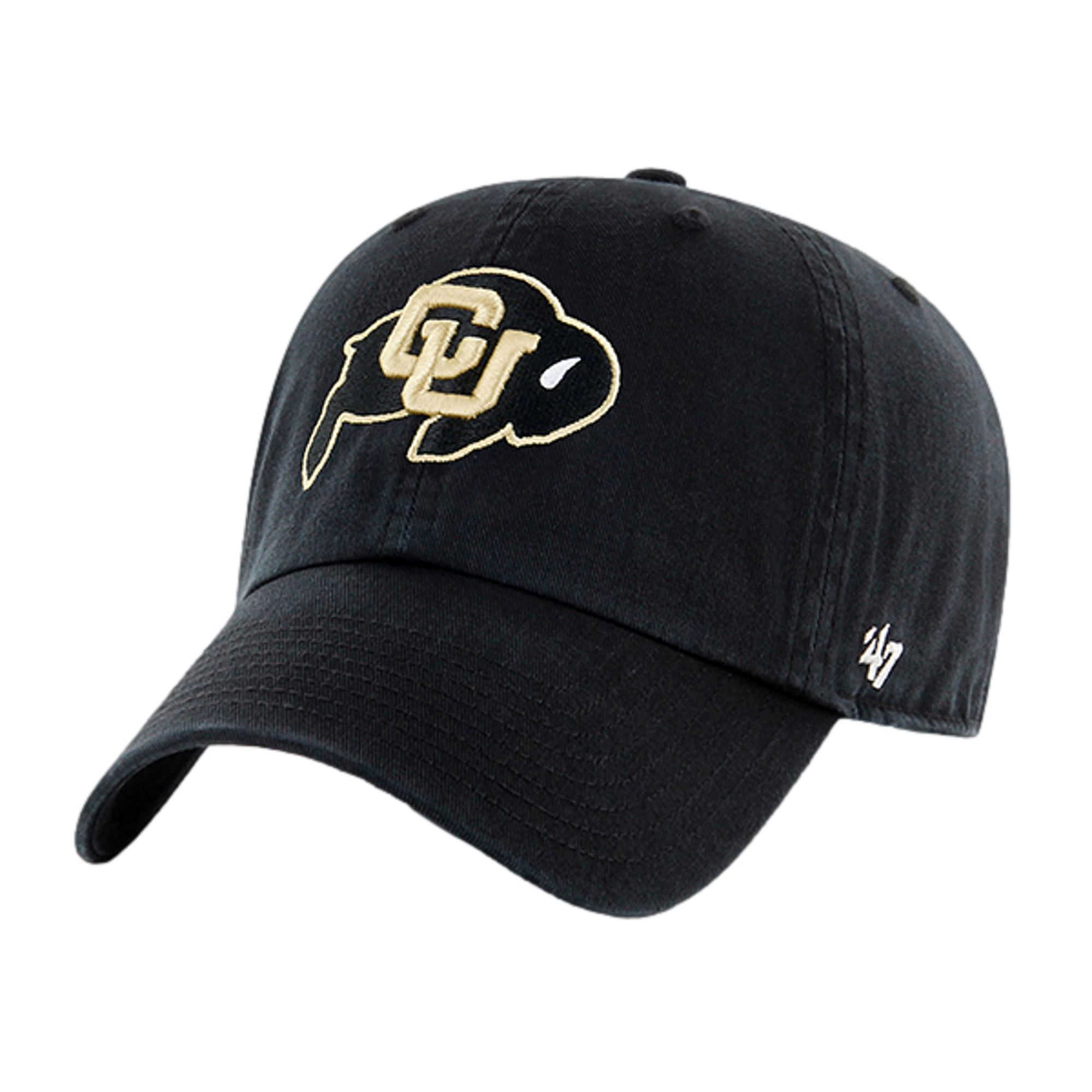Men's Colorado Buffaloes Black Clean Up Adjustable Hat
