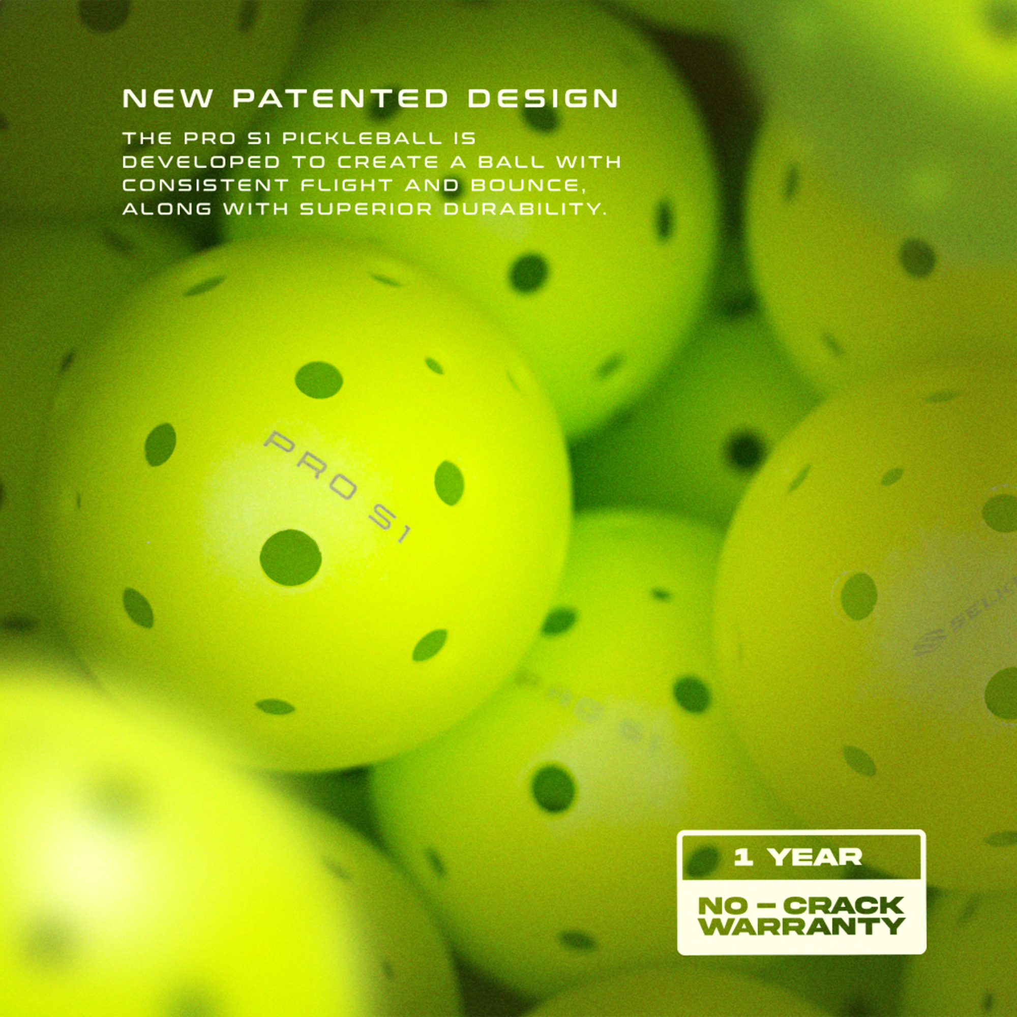 Pro S1 Pickleballs 4-Pack