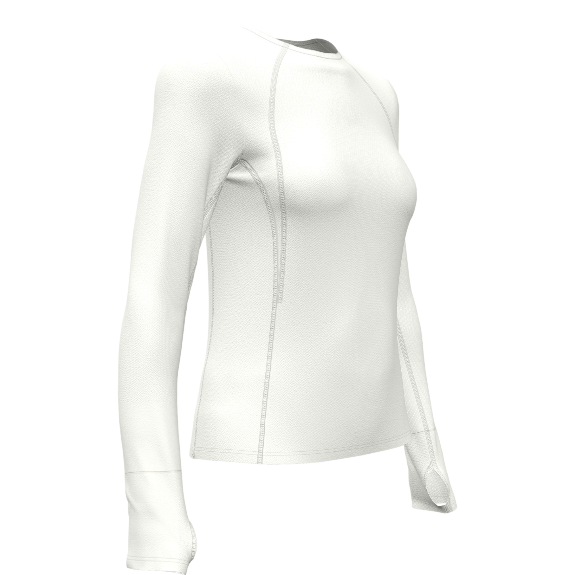 Sun Protection Crewneck Women's Long Sleeve Golf Shirt