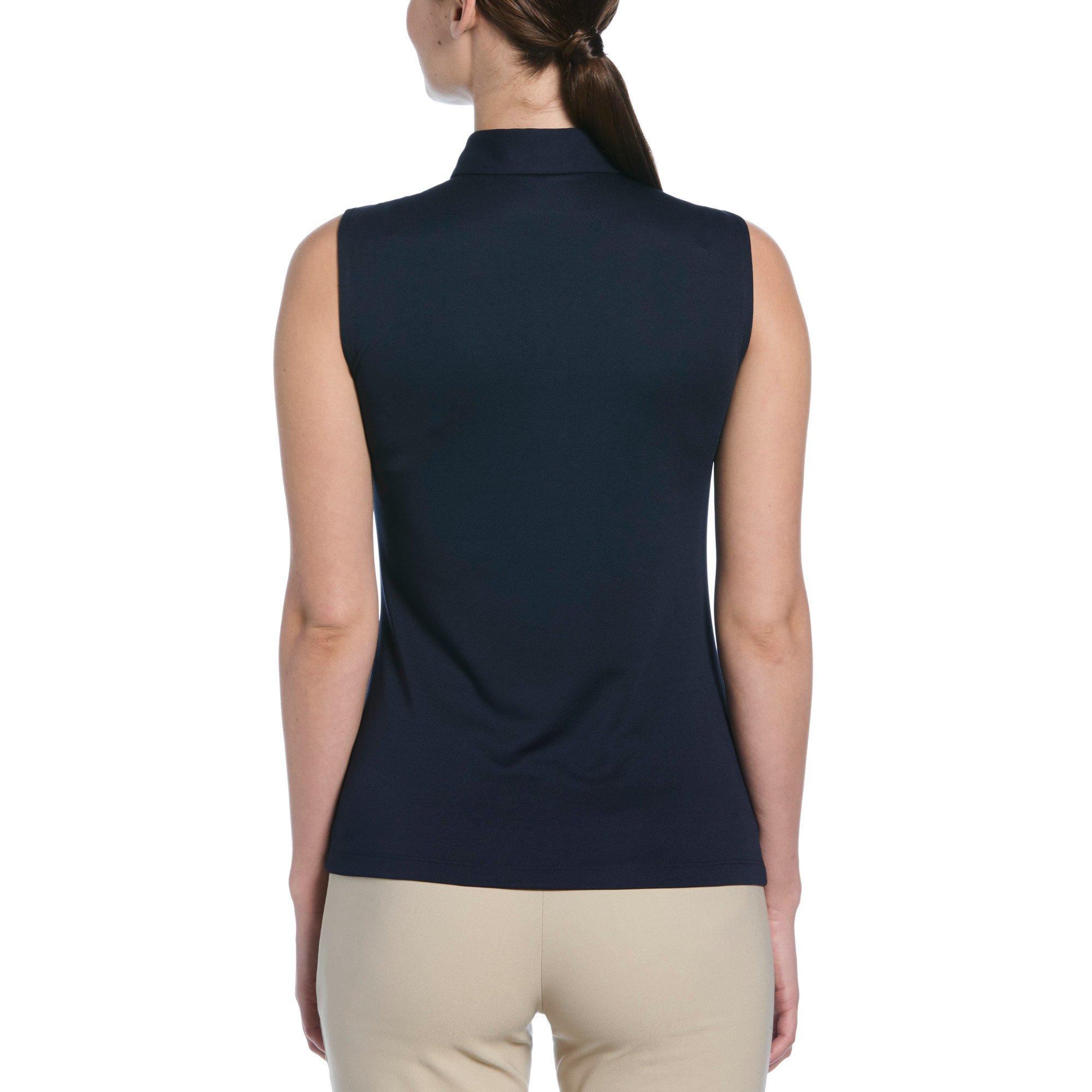 Airflux Quarter Zip Women's Sleeveless Golf Polo Shirt