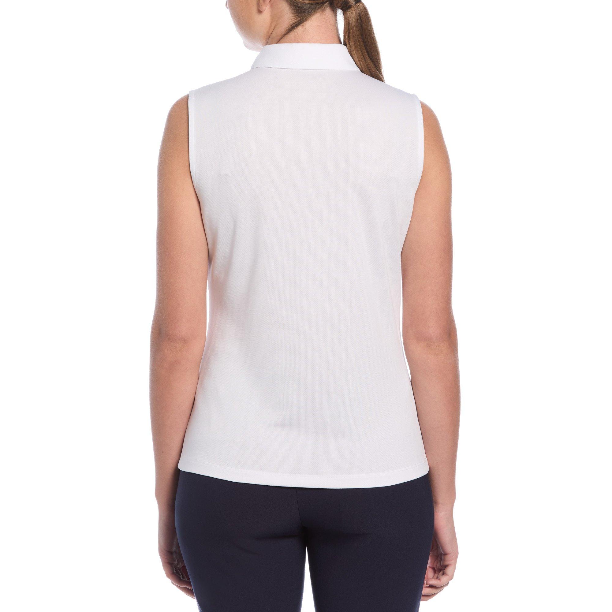 Airflux Quarter Zip Women's Sleeveless Golf Polo Shirt