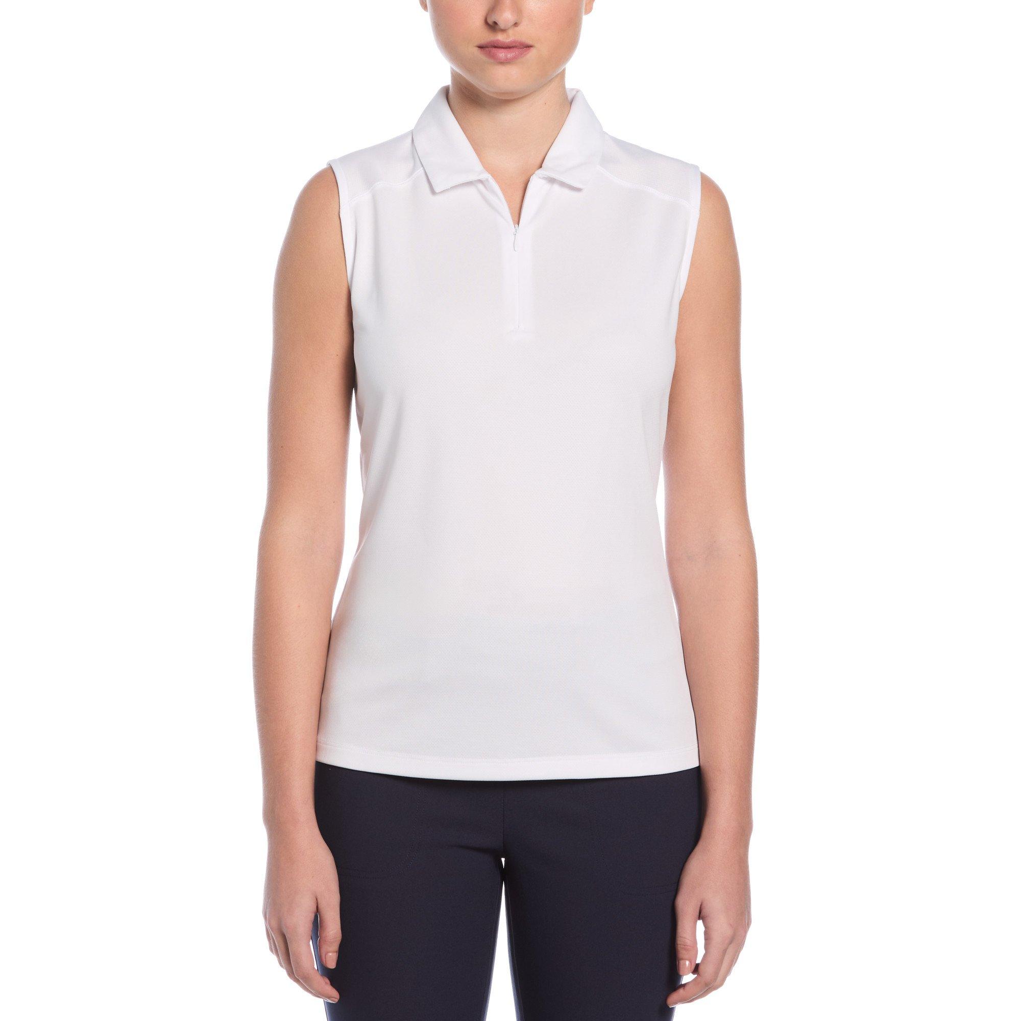 Airflux Quarter Zip Women's Sleeveless Golf Polo Shirt