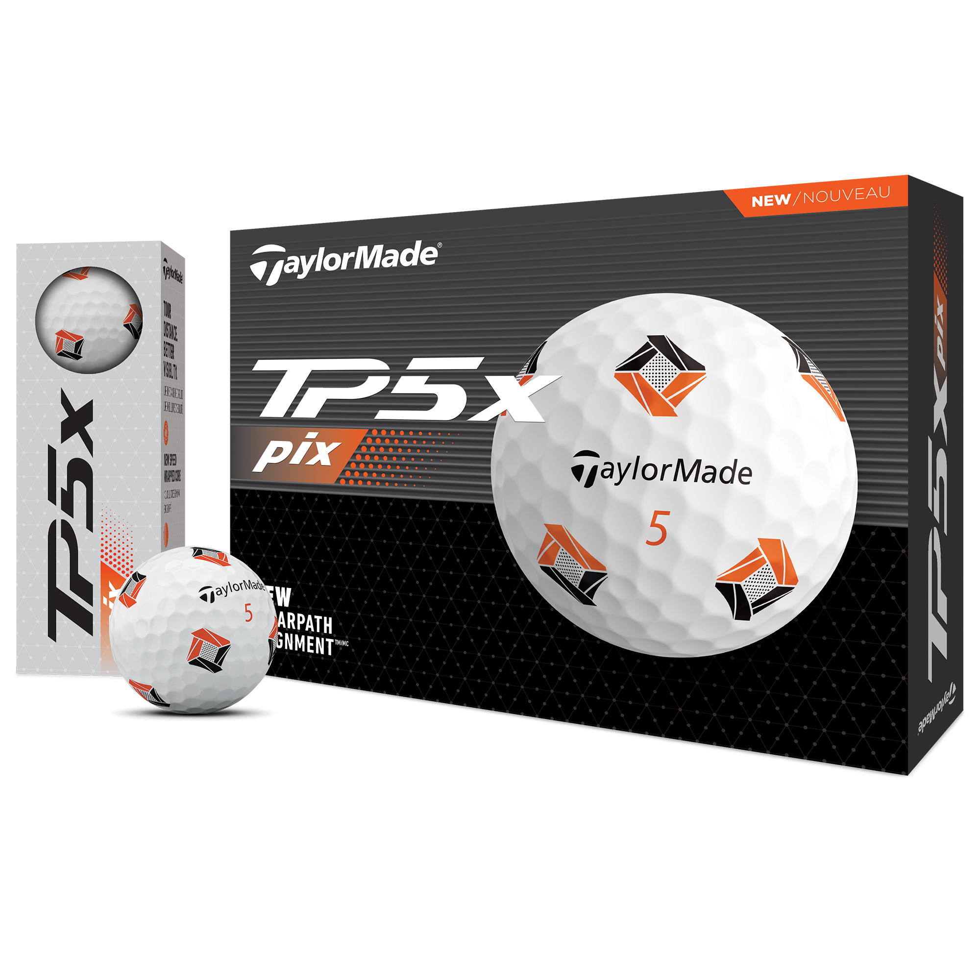 TaylorMade TP5x PIX 3.0 2024 Golf Balls | PGA TOUR Superstore