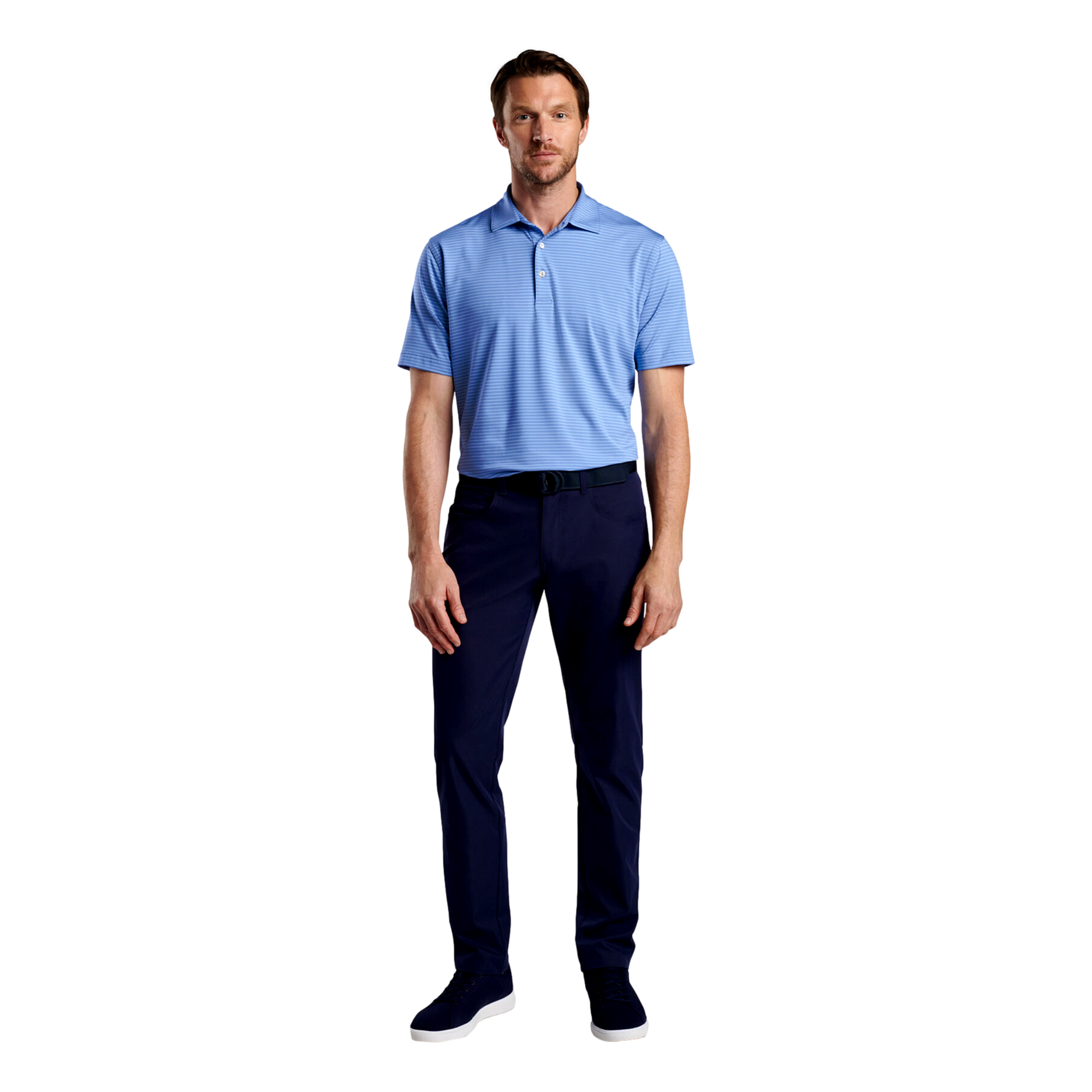 Hemlock Performance Jersey Men's Short Sleeve Golf Polo Shirt